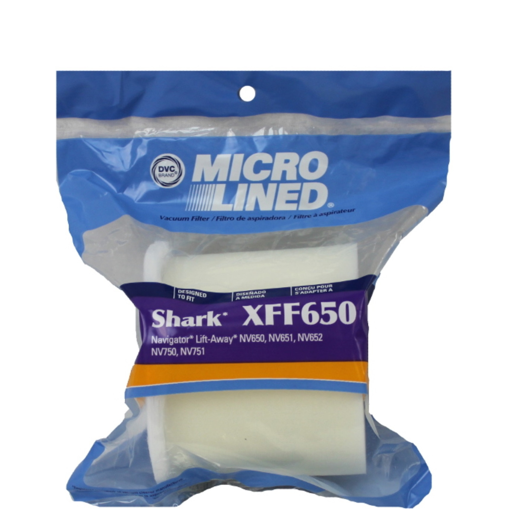 Filter, DVC Shark XFF650 AZ1002 Foam/Felt 2PK