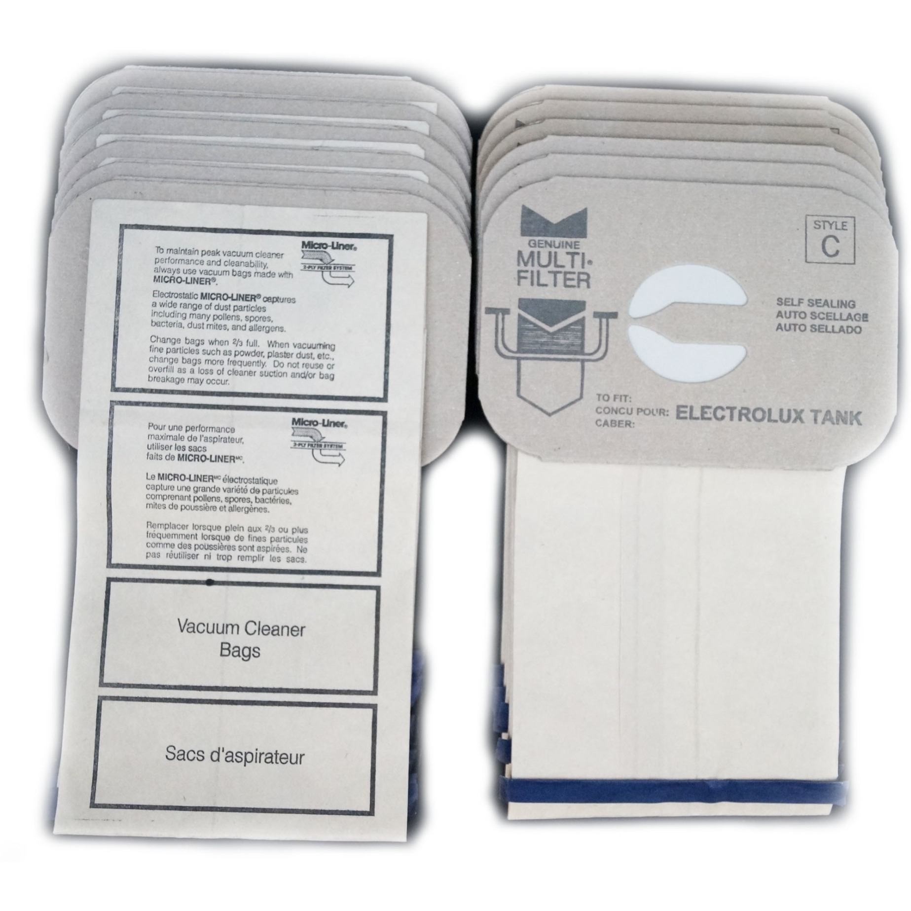 Paper Bag, DVC Electrolux Style C MicroL 100Pk
