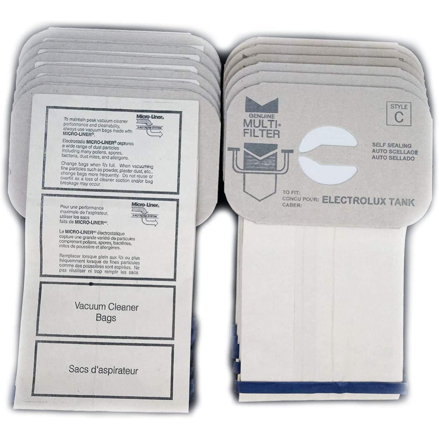 Paper Bag, DVC Electrolux Style C MicroL 100Pk
