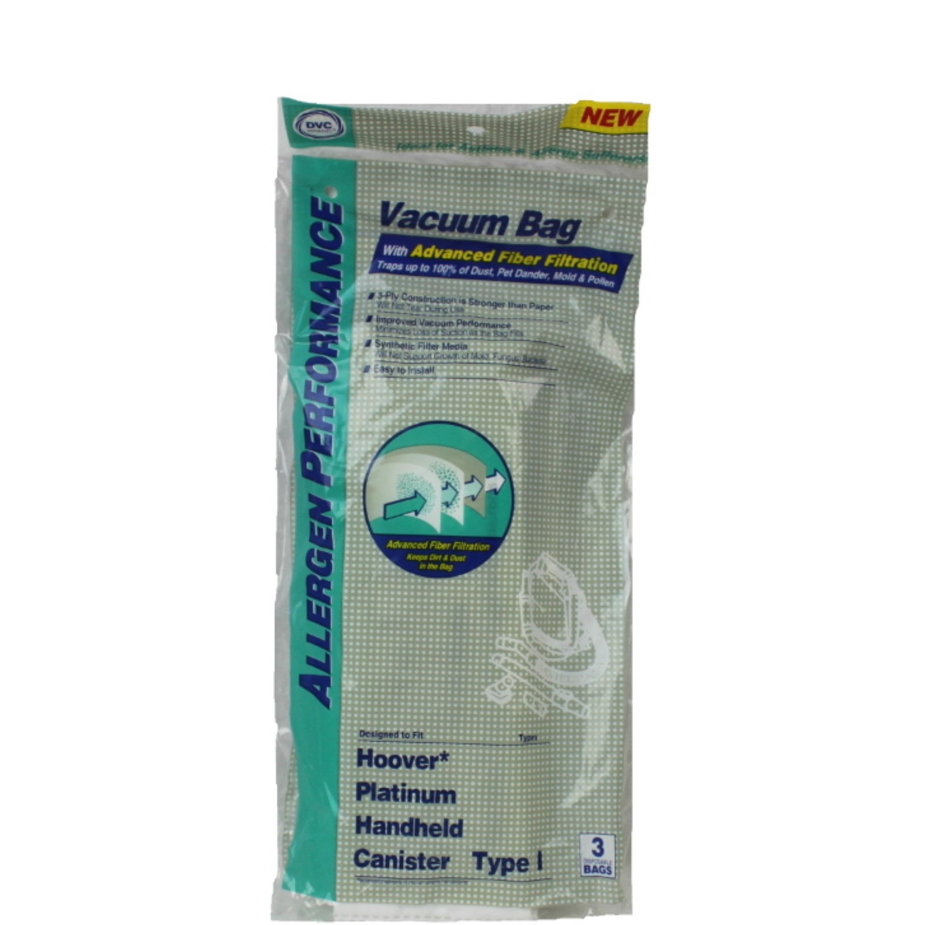 Paper Bag, DVC Hoover I Synthetic 3Pk