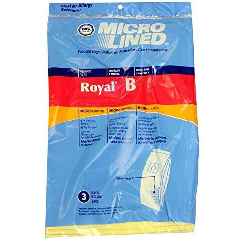 Paper Bag, DVC Royal/Dirt Devil B Microlined 3Pk