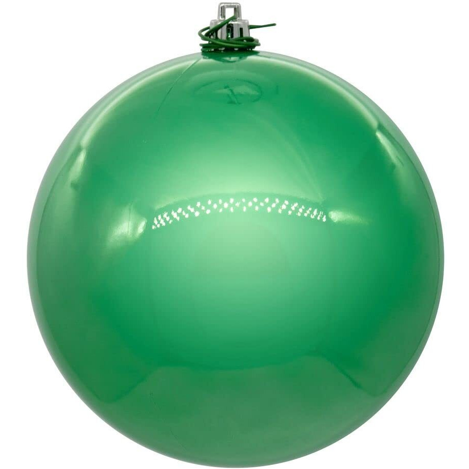 Vickerman 10" Seafoam Pearl UV Drilled Ball Ornament 1 per bag.