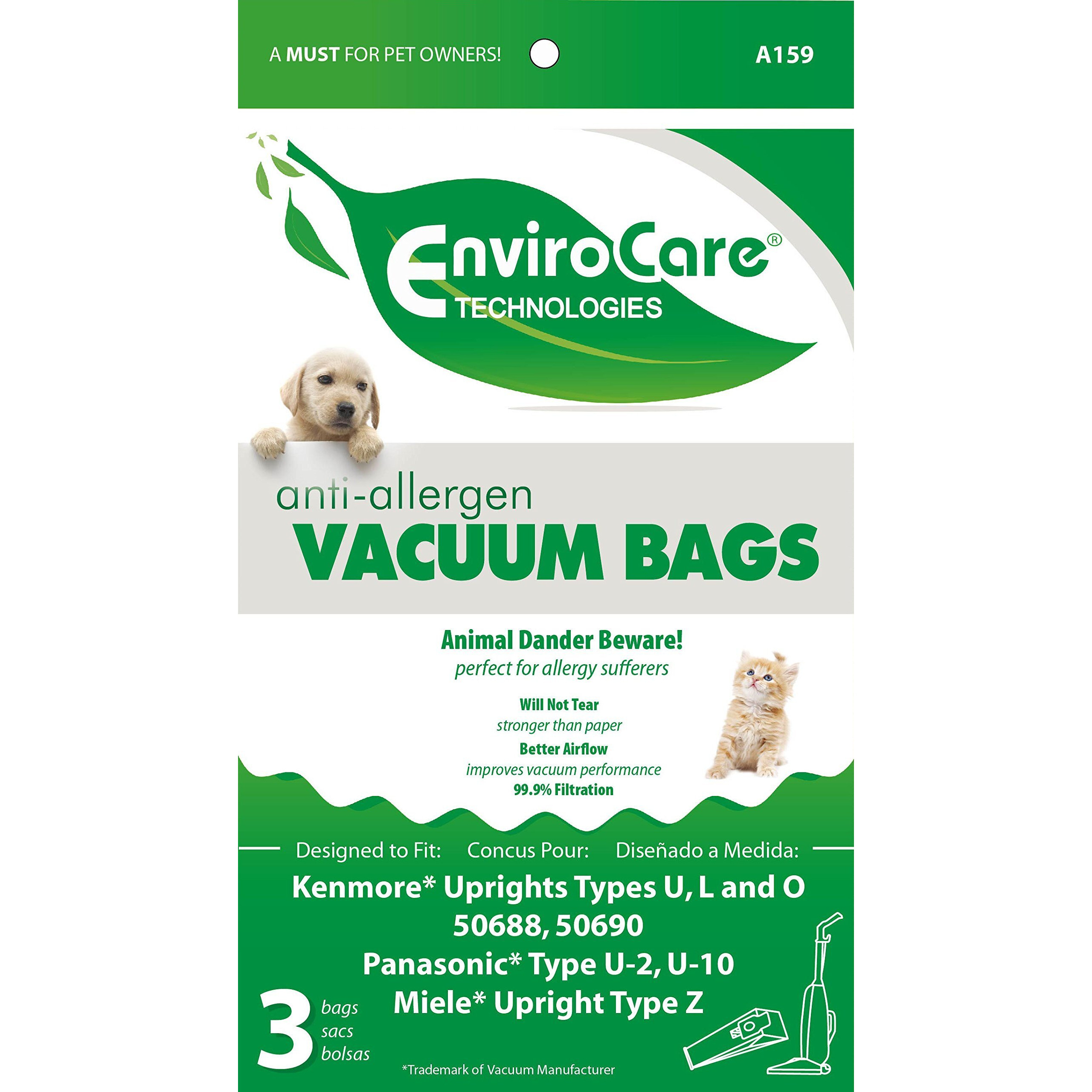 Paper Bag, DVC Kenmore O 50688/50690 Syn 3Pk