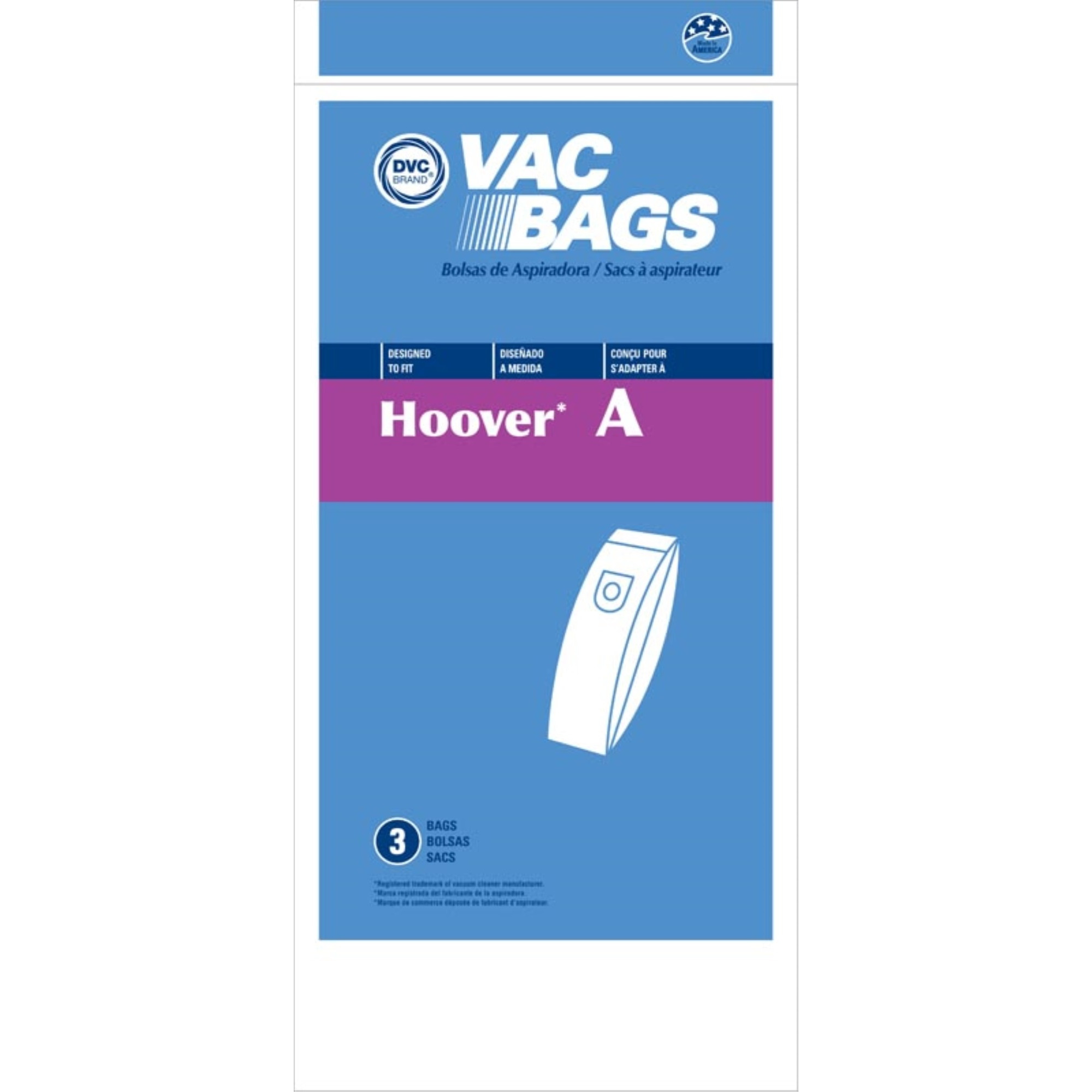 Paper Bag, DVC Hoover A 3Pk