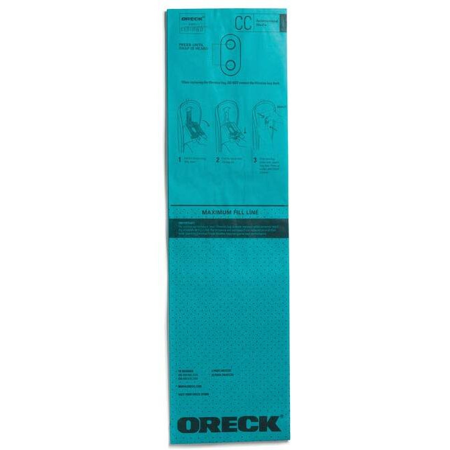 Paper Bag, Oreck Blue CC Hypoallergenic Upght 6PK