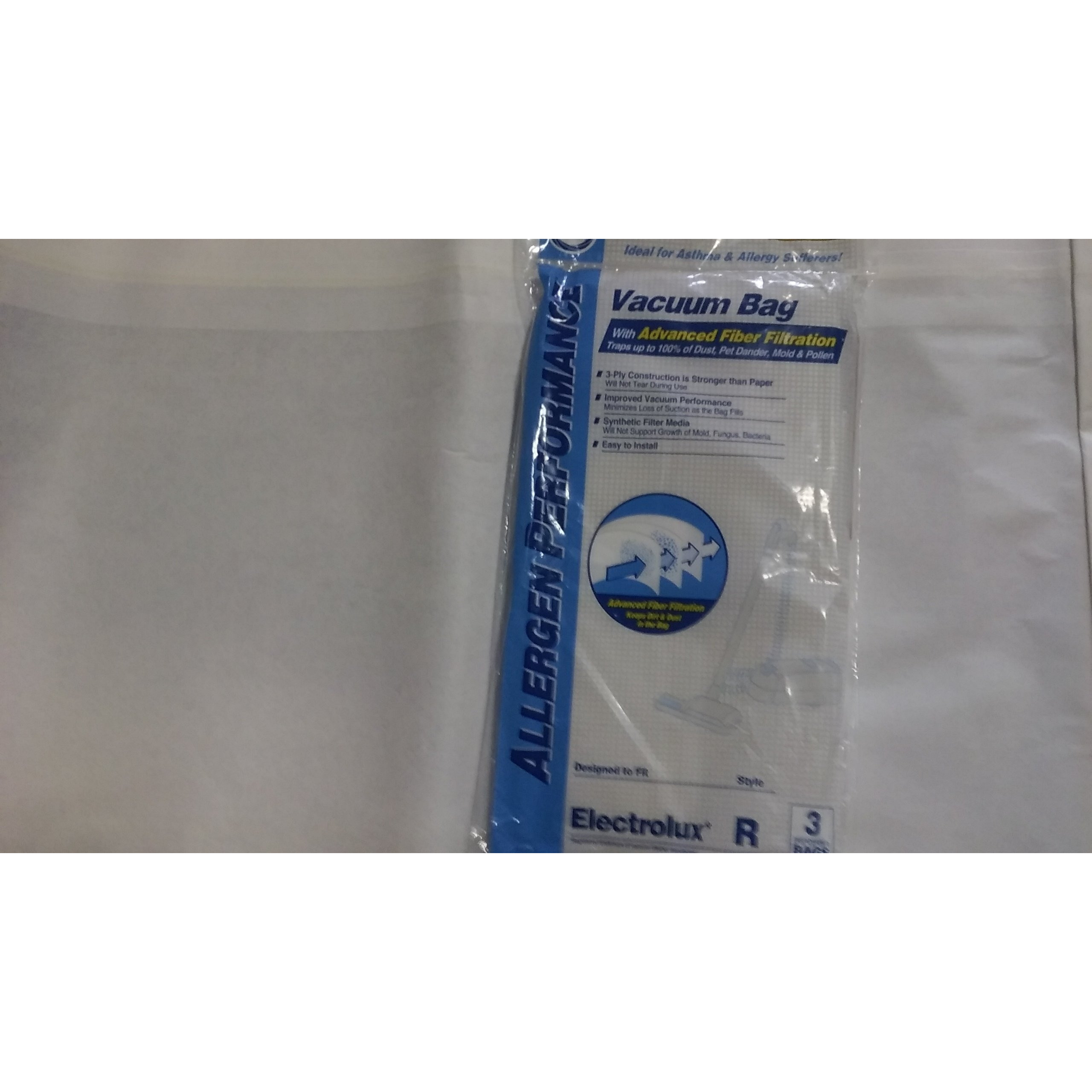 Paper Bag, DVC Electrolux Style R Synthetic 3Pk