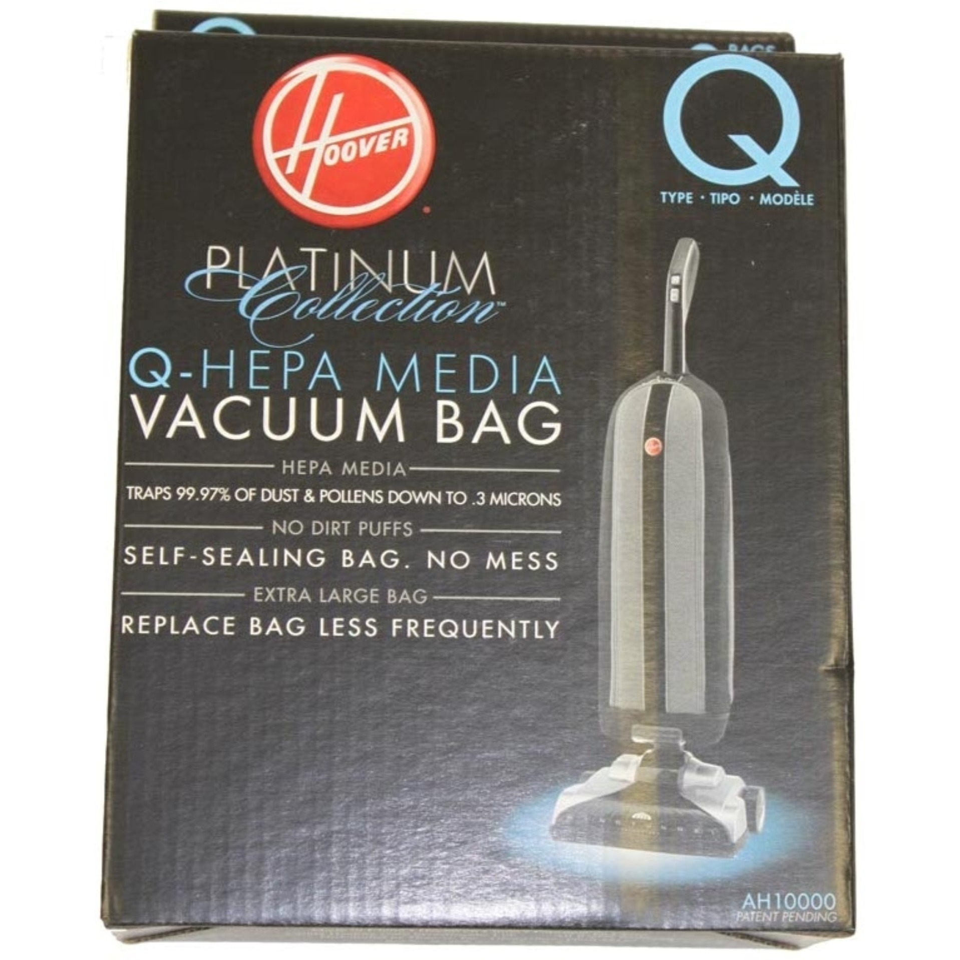 Paper Bag, Hoover Type Q Upright HEPA 2 Pk