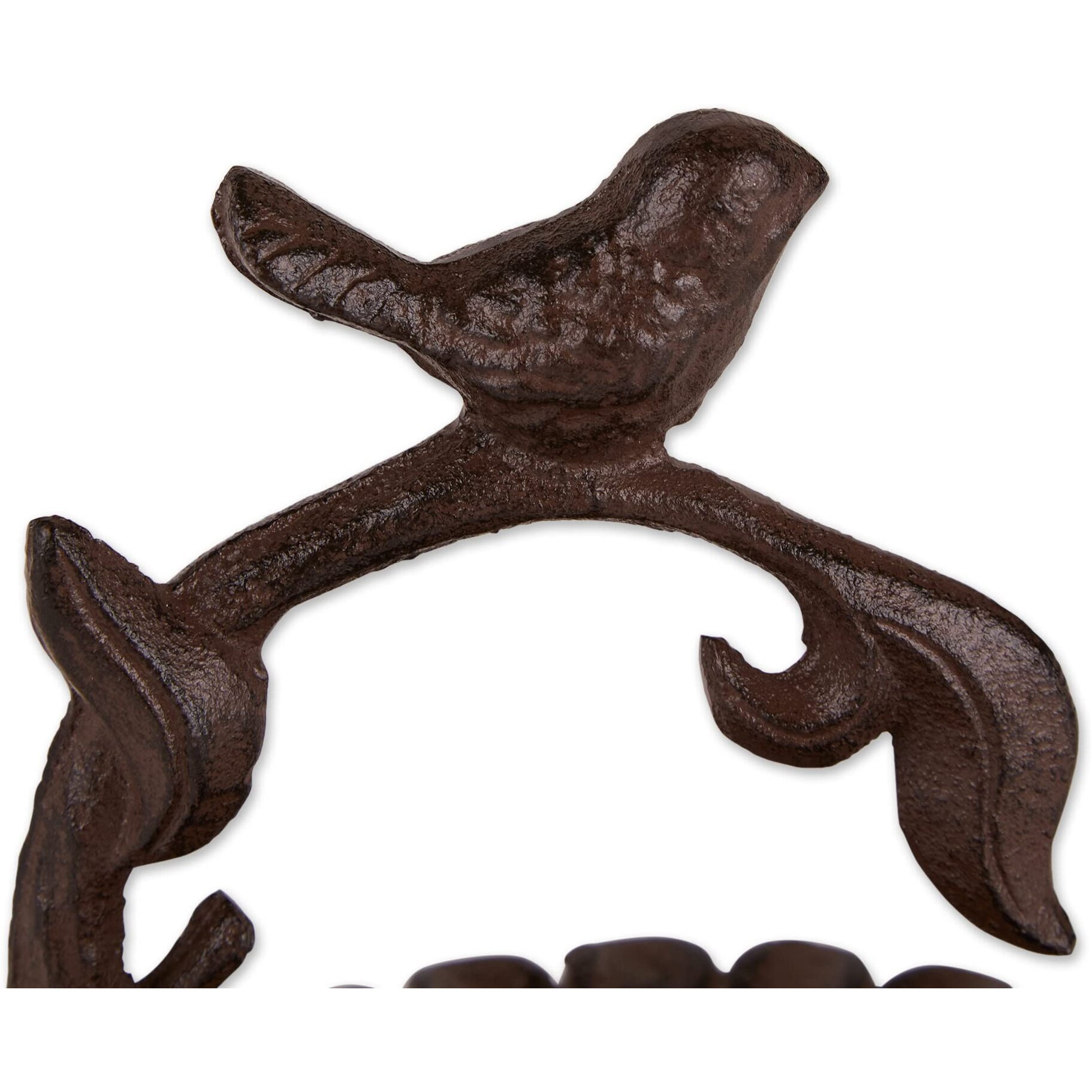 SUNFLOWER CAST IRON BIRD FEEDER