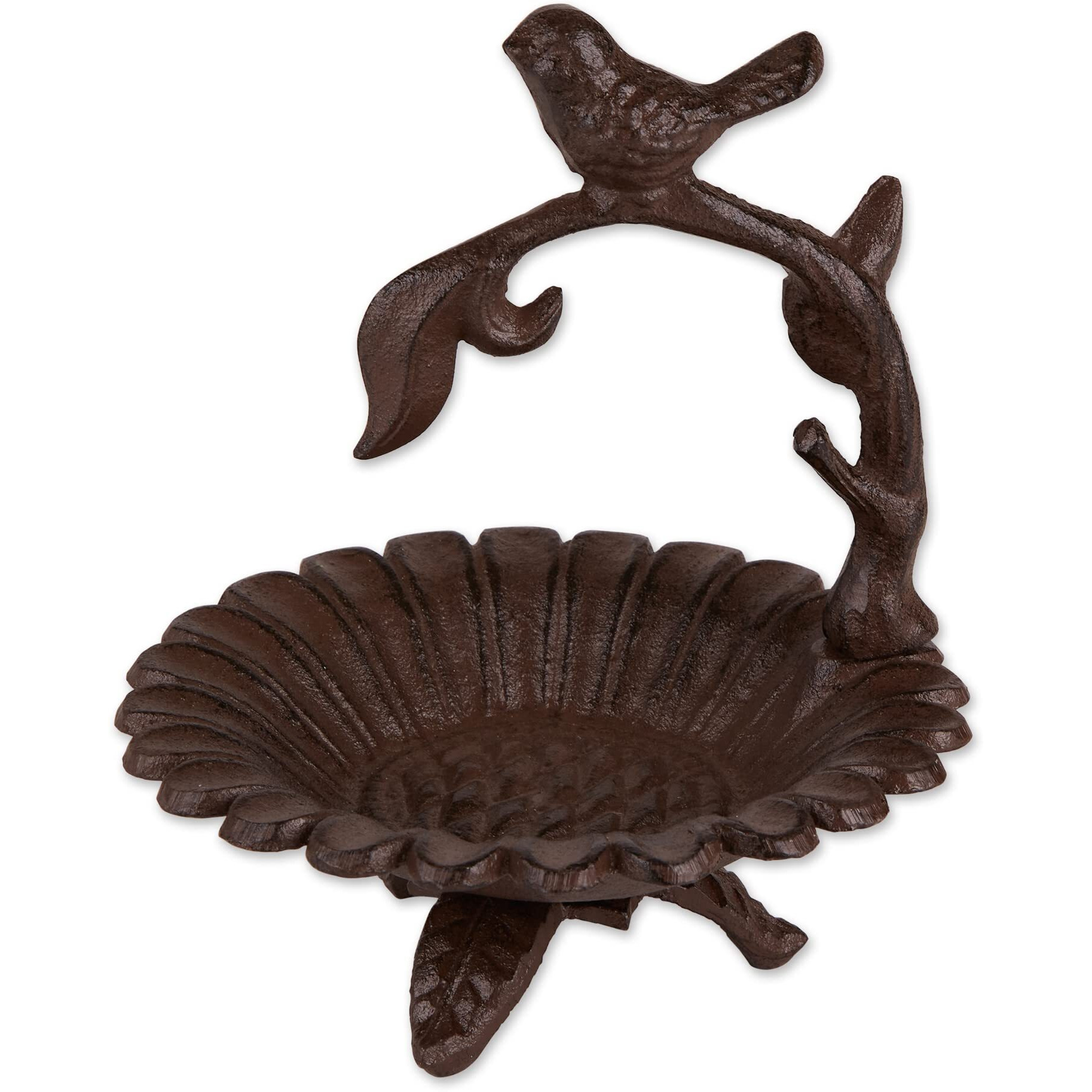 SUNFLOWER CAST IRON BIRD FEEDER