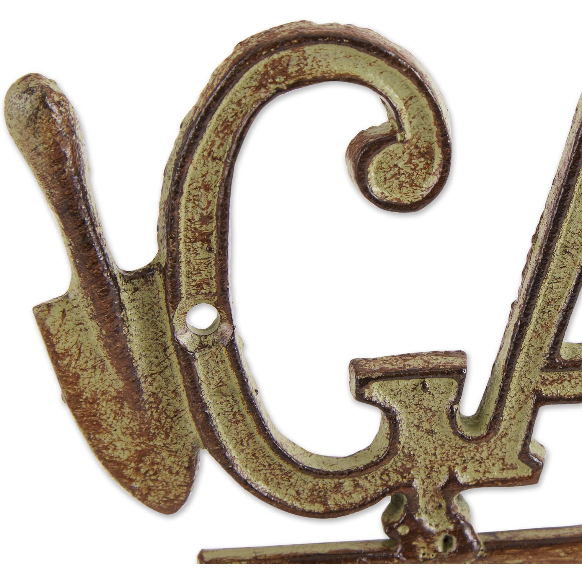 GARDEN CAST IRON WALL HOOK