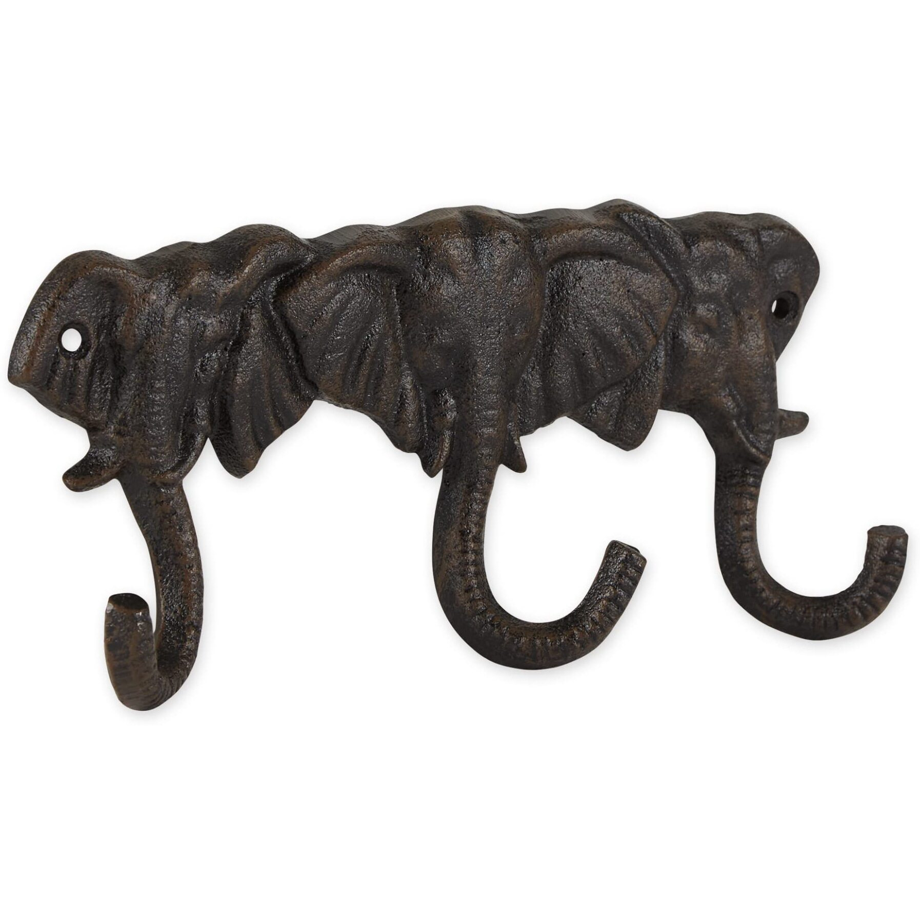 TRIPLE ELEPHANT WALL HOOK
