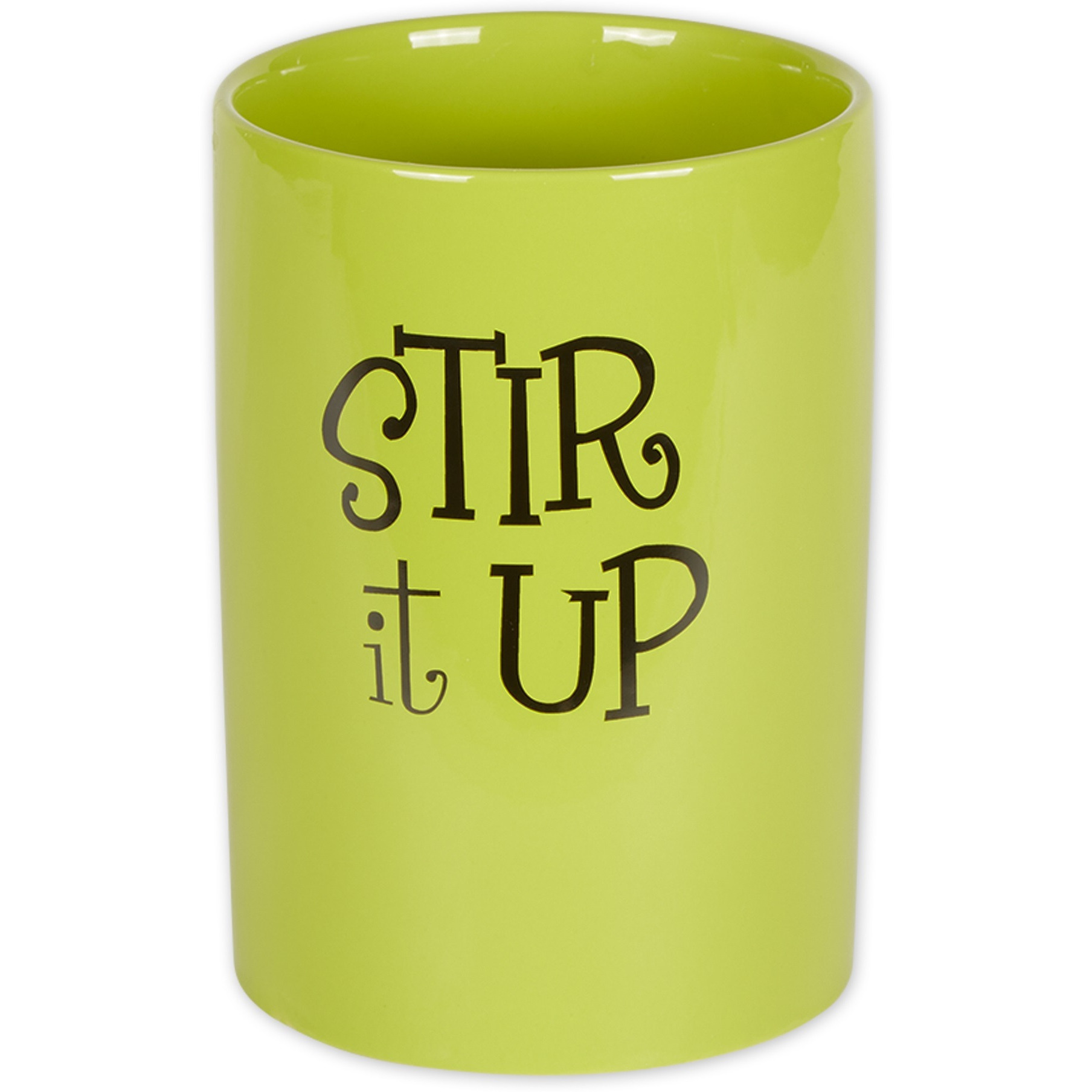 AVOCADO STIR IT UP CERAMIC UTENSIL HOLDER