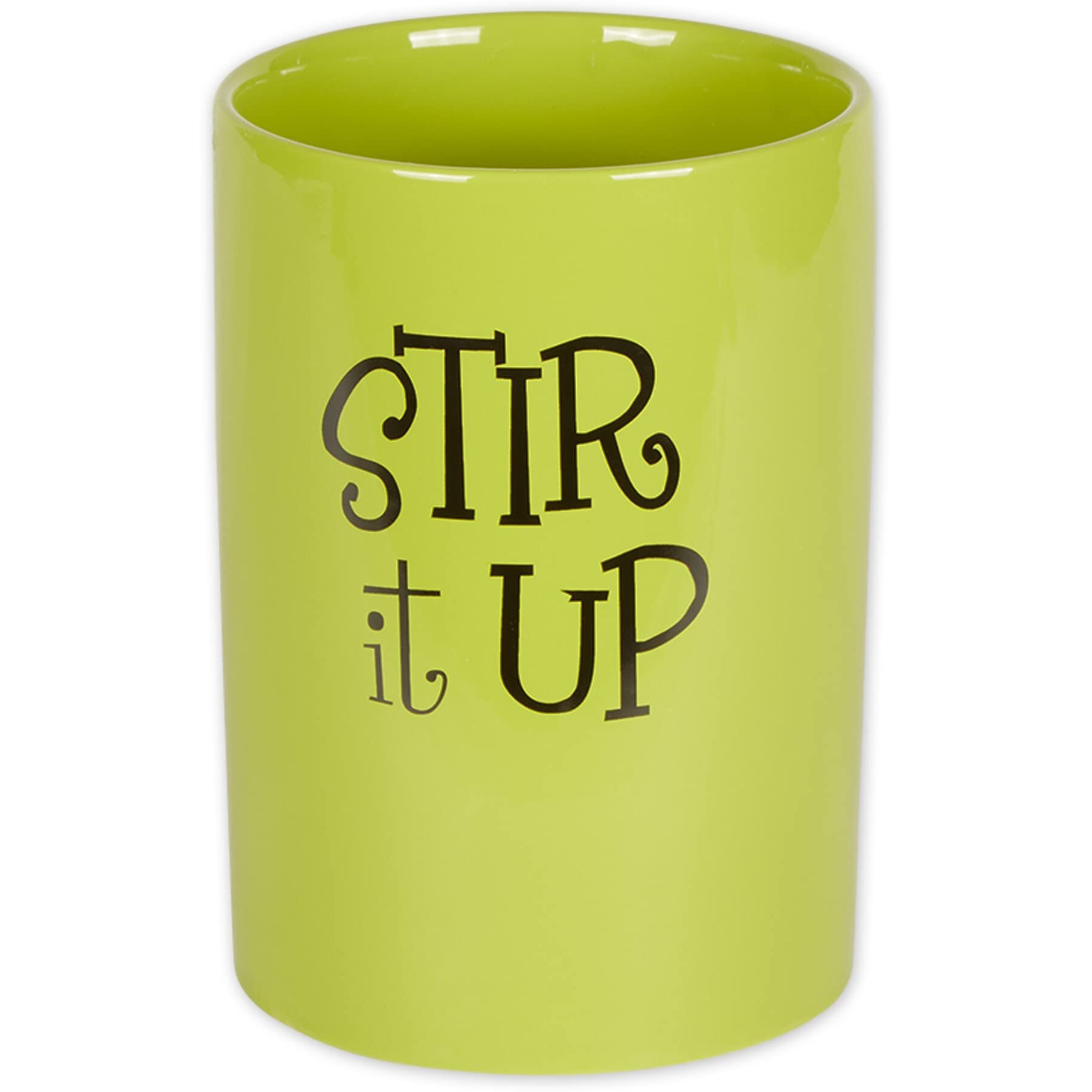 AVOCADO STIR IT UP CERAMIC UTENSIL HOLDER