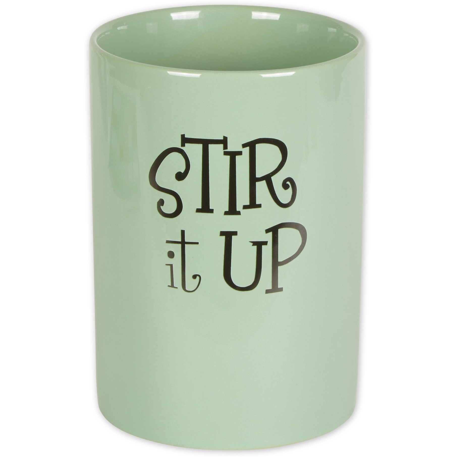 JADEITE STIR IT UP CERAMIC UTENSIL HOLDER