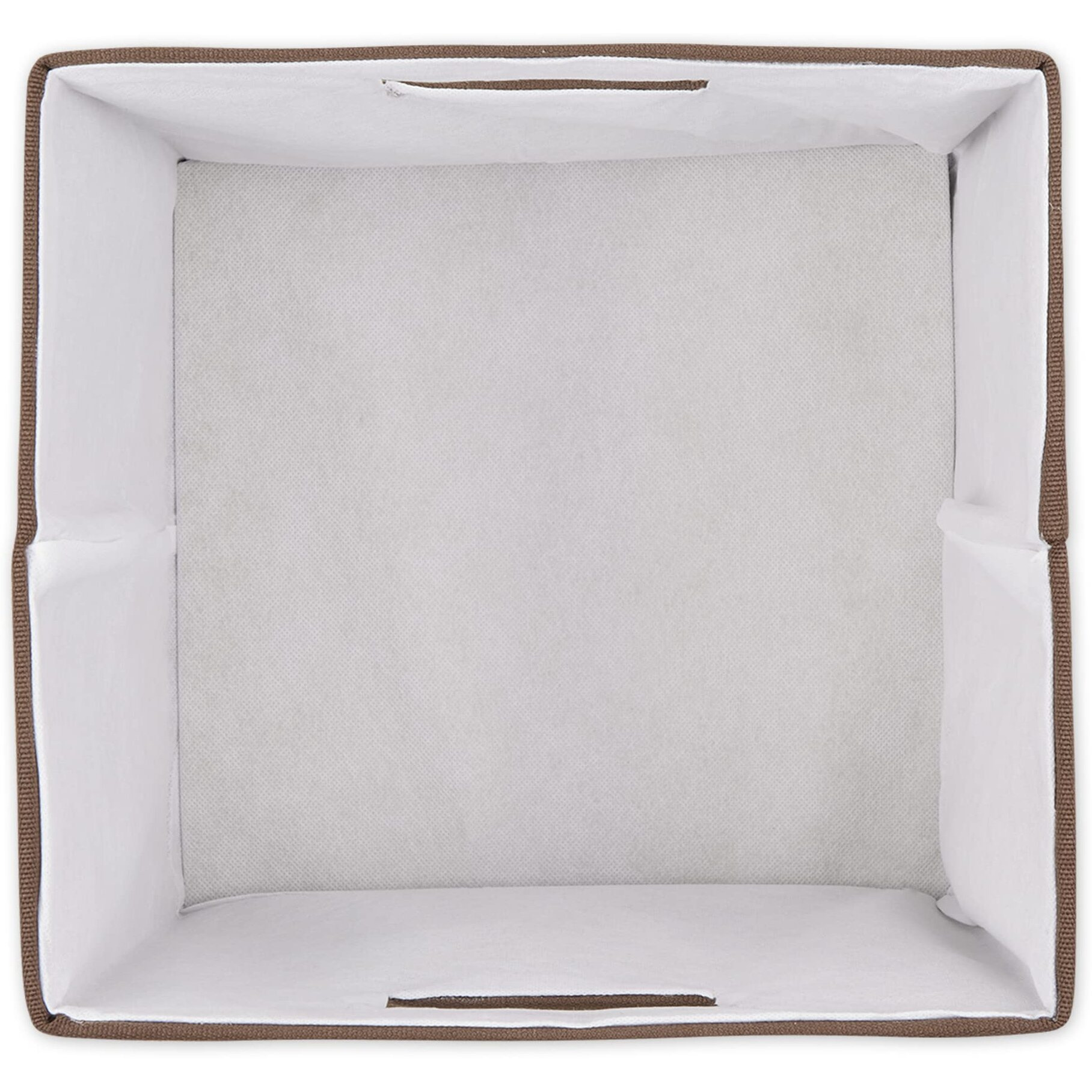 POLYESTER CUBE SOLID BARK BROWN SQUARE 13x13x13
