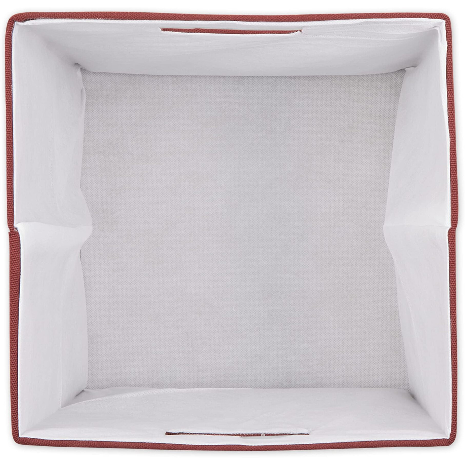 POLYESTER CUBE SOLID BARN RED SQUARE 11x11x11