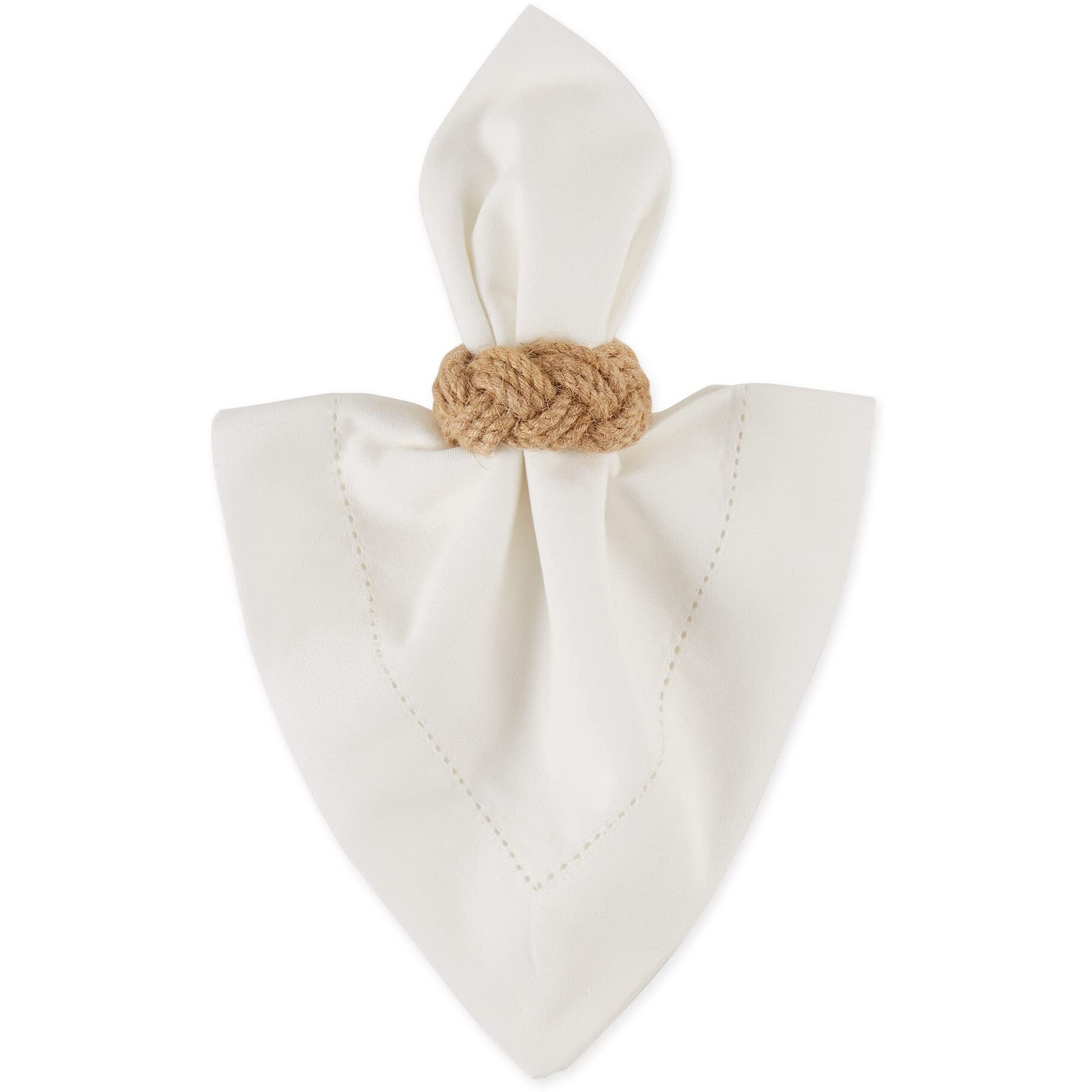 NAUTI KNOT NAPKIN RING SET/6
