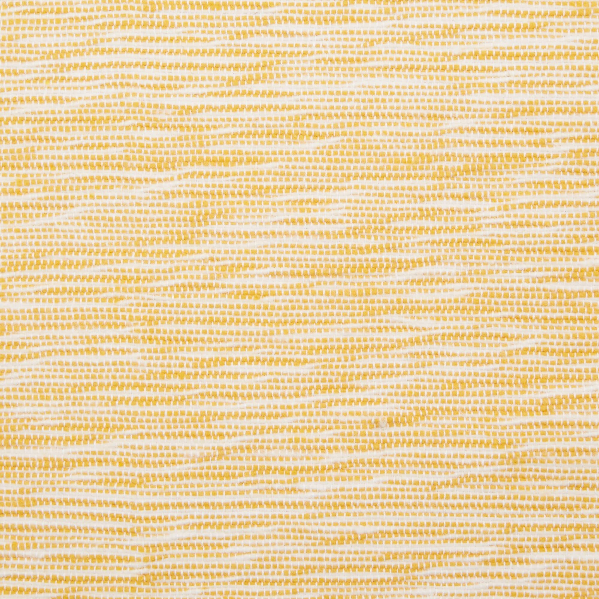 HONEY GOLD/OFF-WHITE TONAL RECYCLED COTTON SLUBBY RIB PLACEMAT SET/6