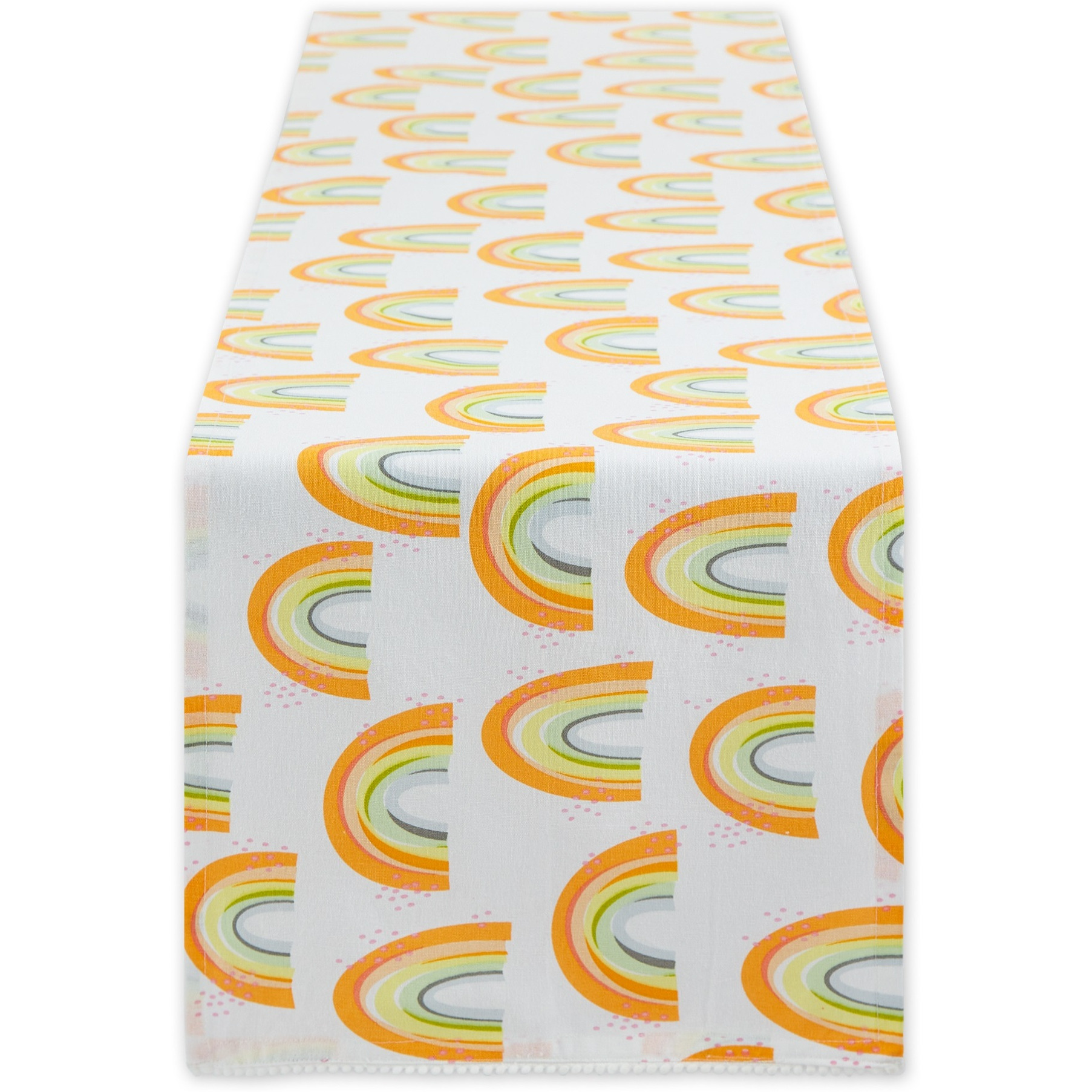 RAINBOW PRINT TABLE RUNNER 14x108