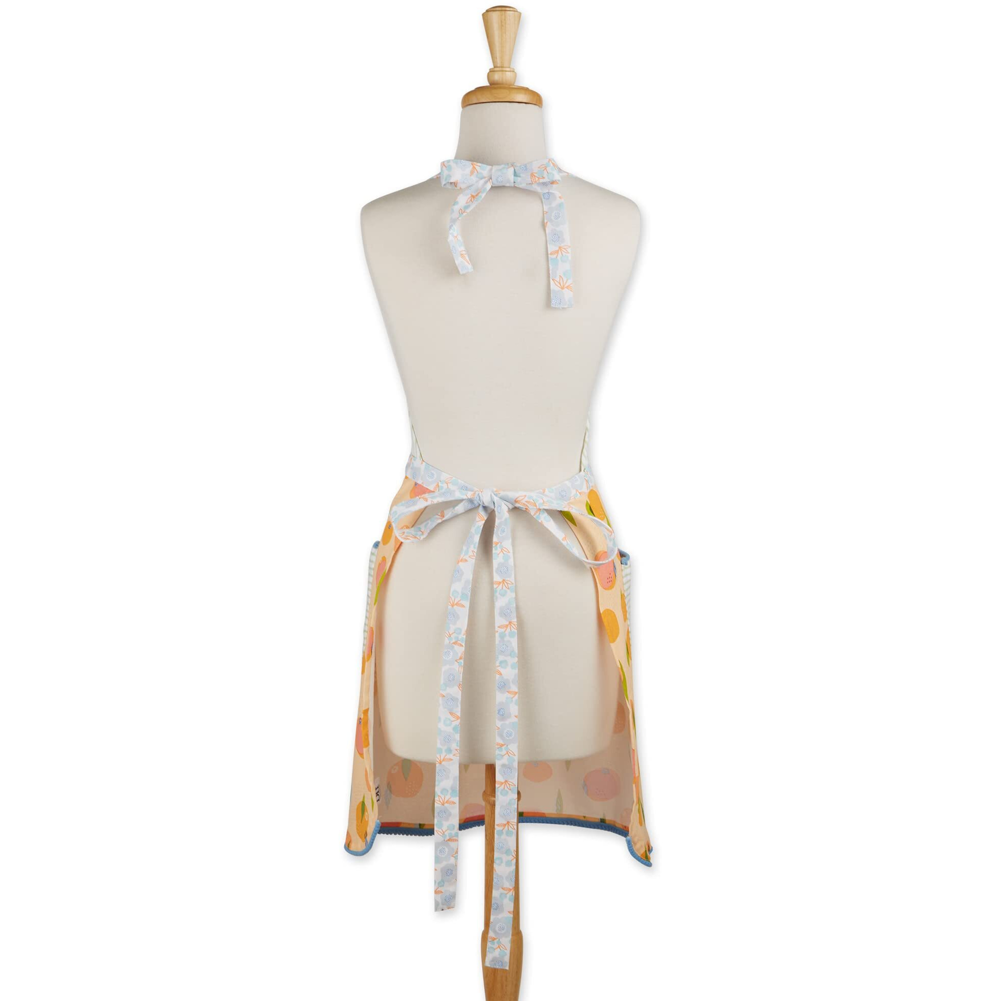 ORANGE ZEST PRINTED APRON