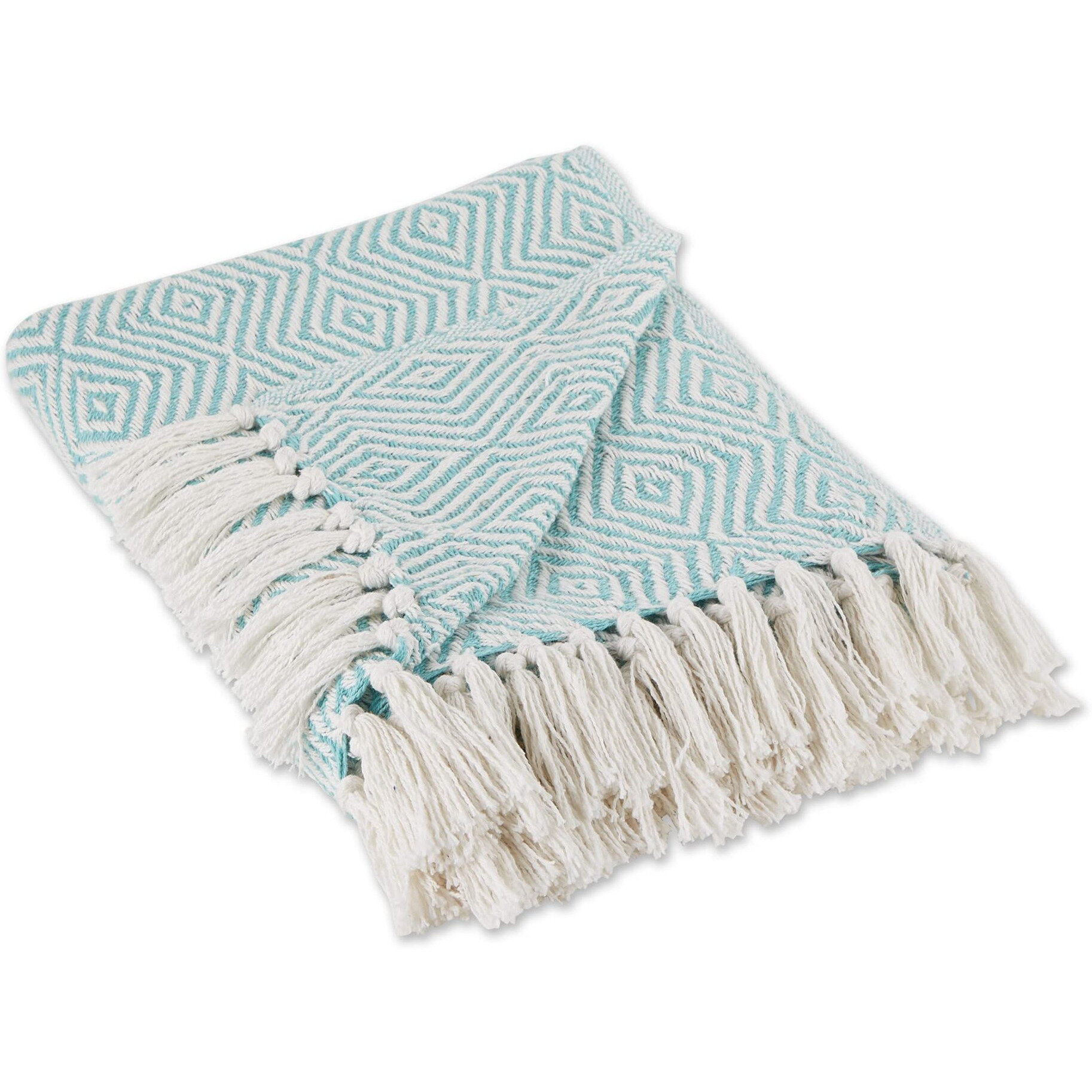 AQUA X-DIAMOND GEOMETRIC THROW