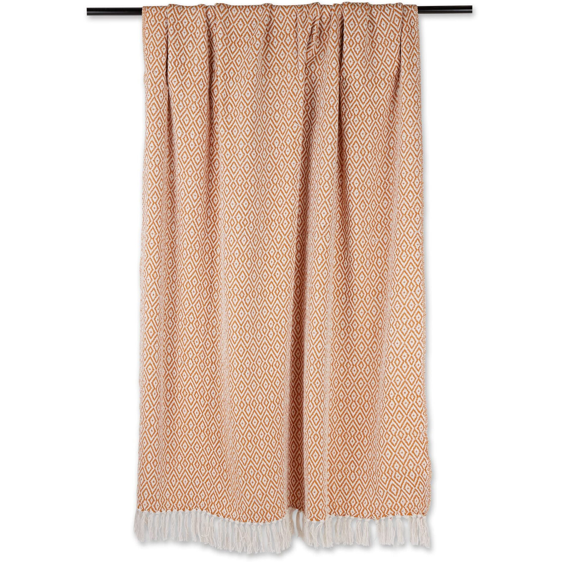 PUMPKIN SPICE DOUBLE DIAMOND THROW