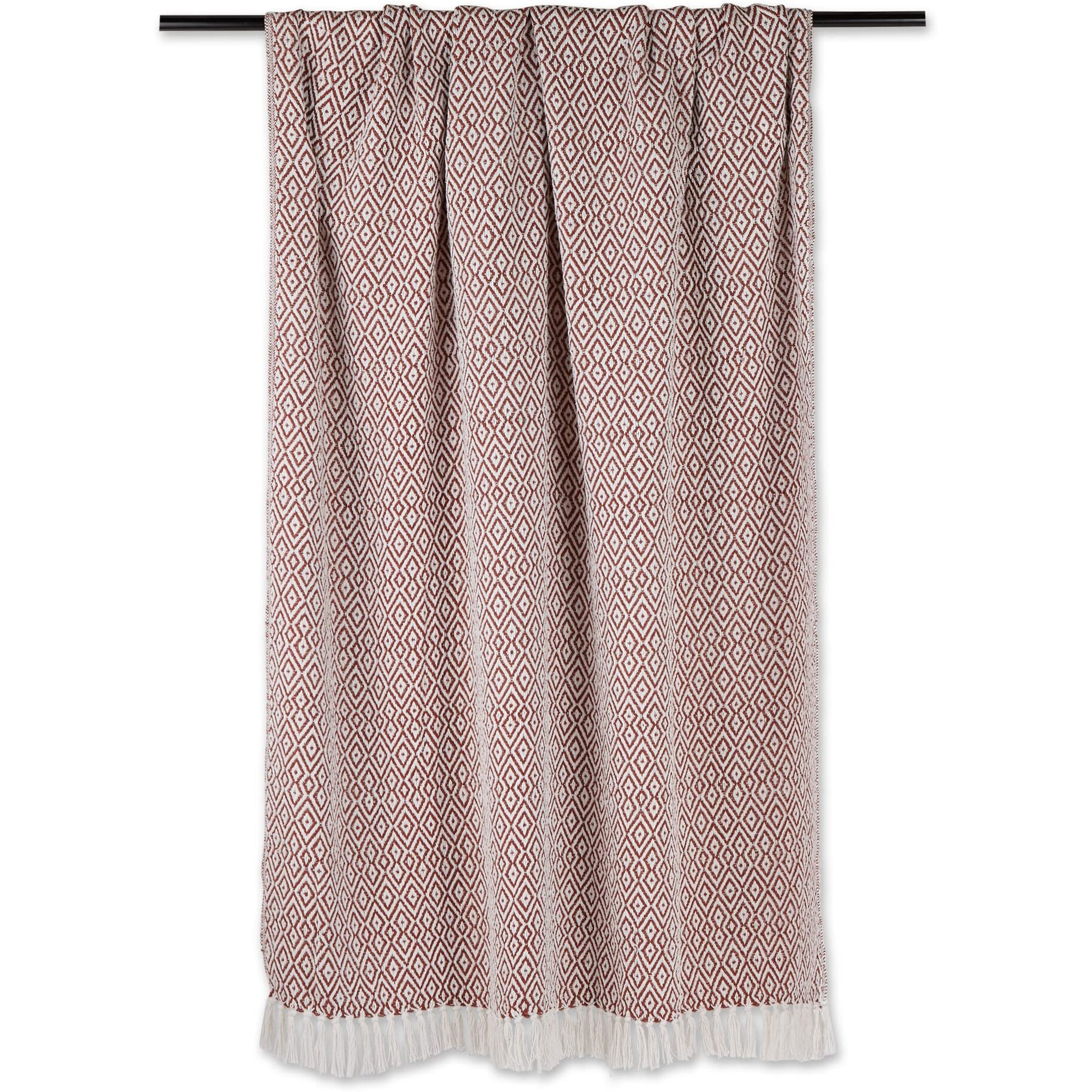 CINNAMON DOUBLE DIAMOND THROW