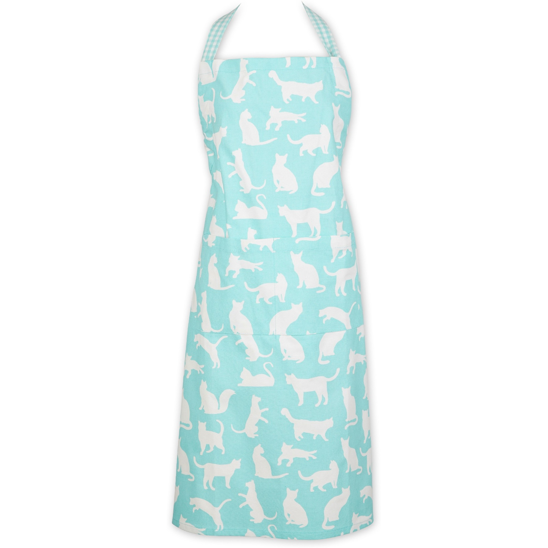 AQUA CAT PRINT CHEF APRON