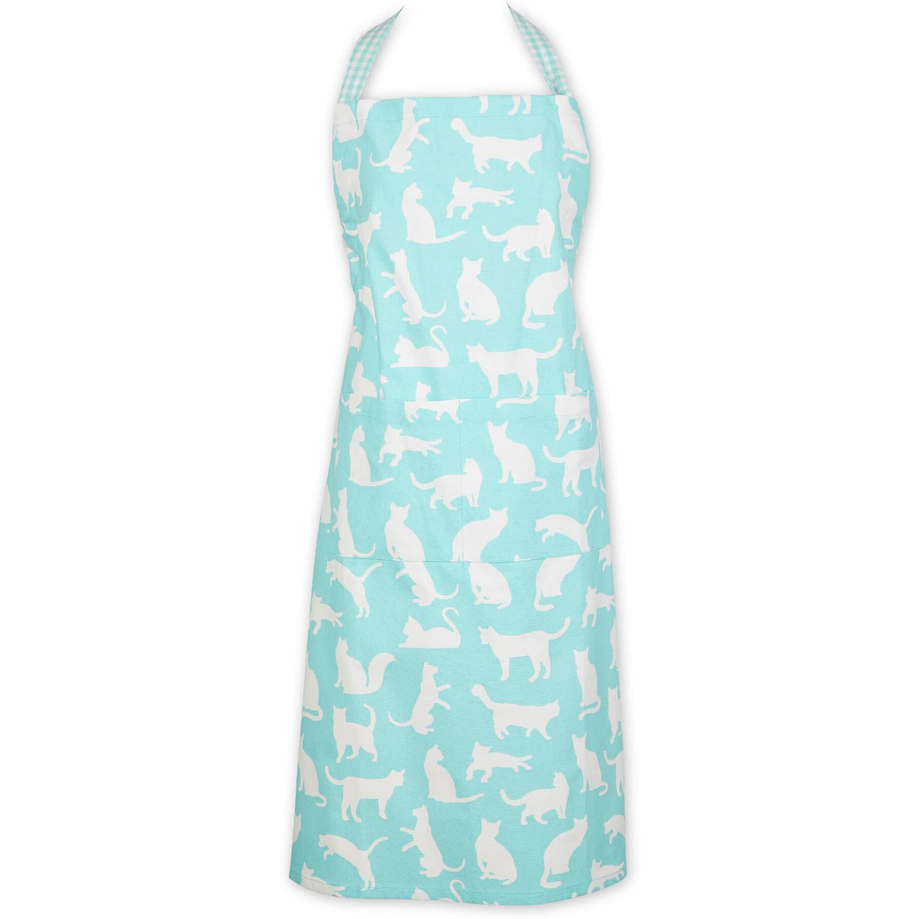 AQUA CAT PRINT CHEF APRON