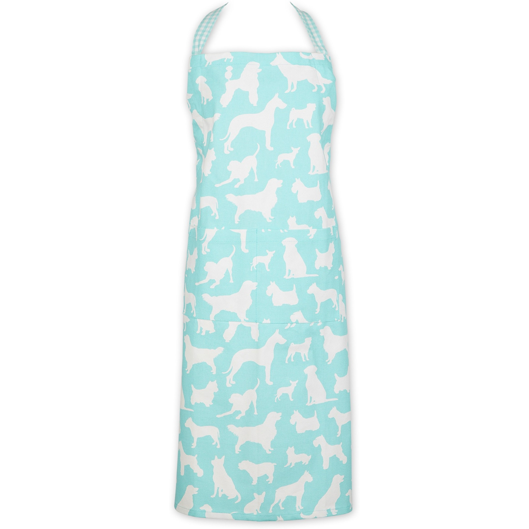 AQUA DOG PRINT CHEF APRON