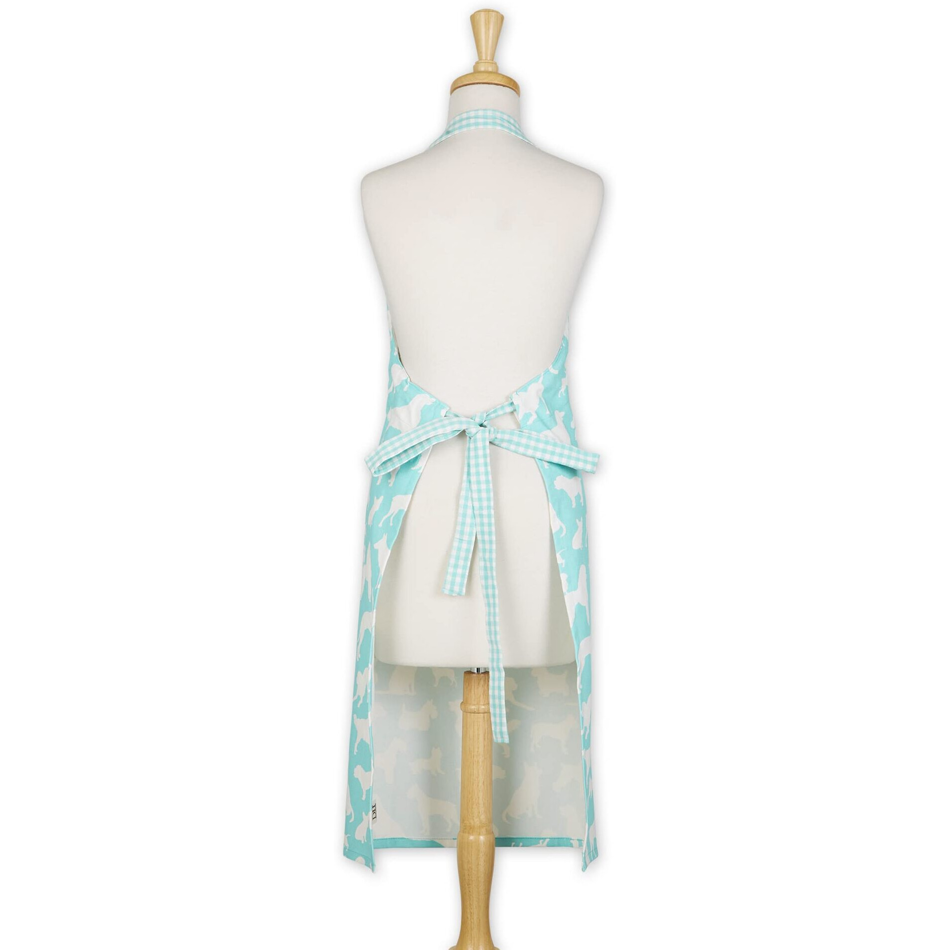 AQUA DOG PRINT CHEF APRON