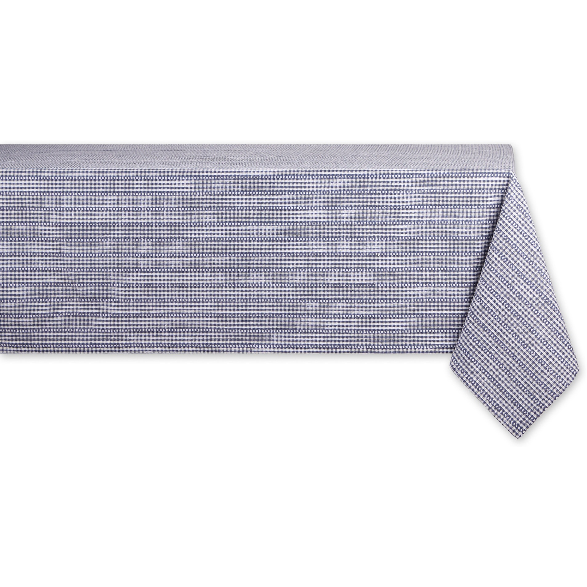 FRENCH BLUE FARMHOUSE GINGHAM TABLECOTH 60x84