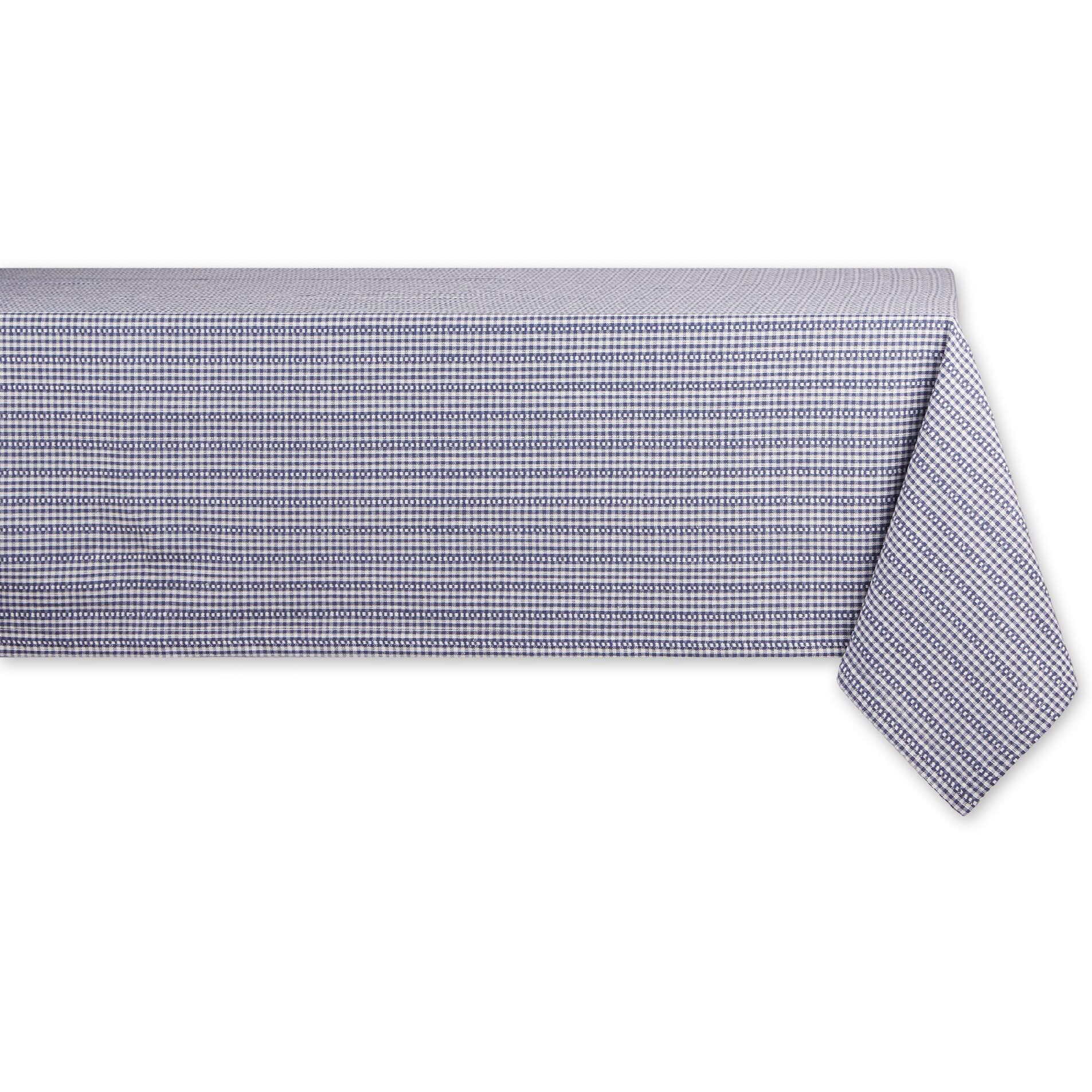FRENCH BLUE FARMHOUSE GINGHAM TABLECOTH 60x84