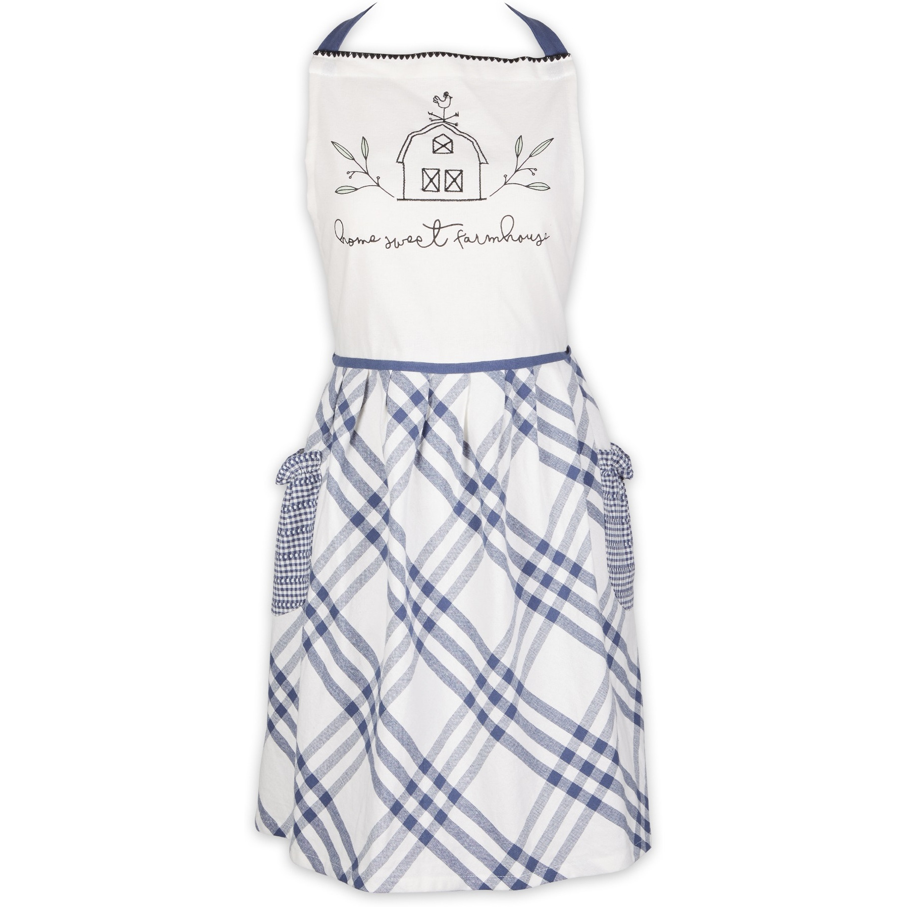 FRENCH BLUE HOME SWEET FARMHOUSE APRON