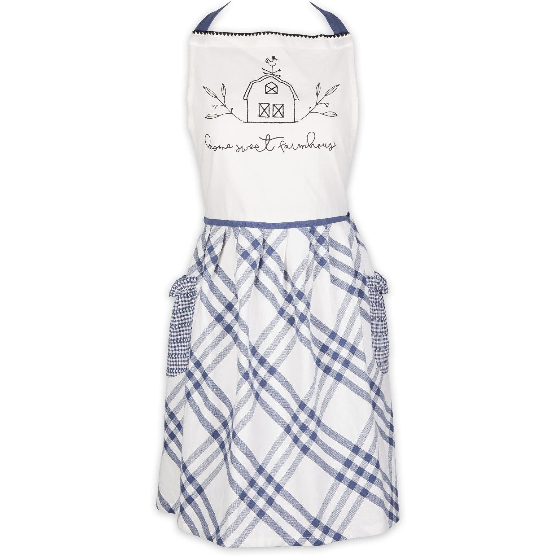FRENCH BLUE HOME SWEET FARMHOUSE APRON
