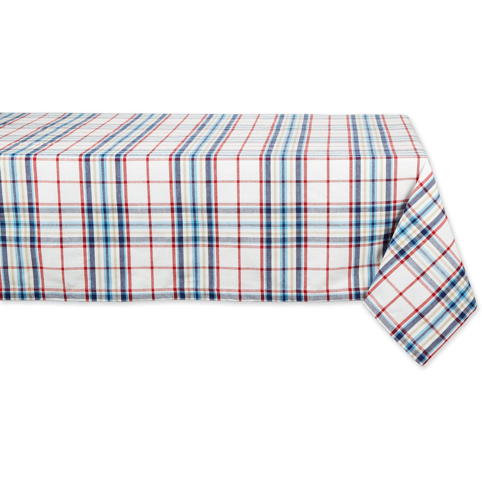 LIGHTHOUSE PLAID TABLECLOTH 60x120