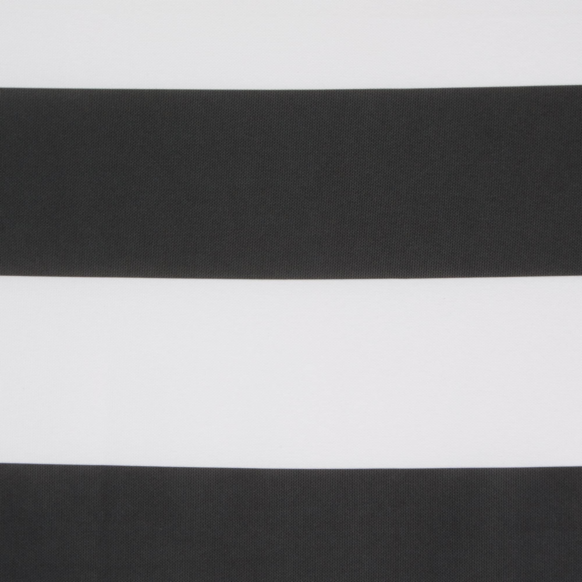 BLACK CABANA STRIPE PRINT OUTDOOR TABLECLOTH 60 ROUND