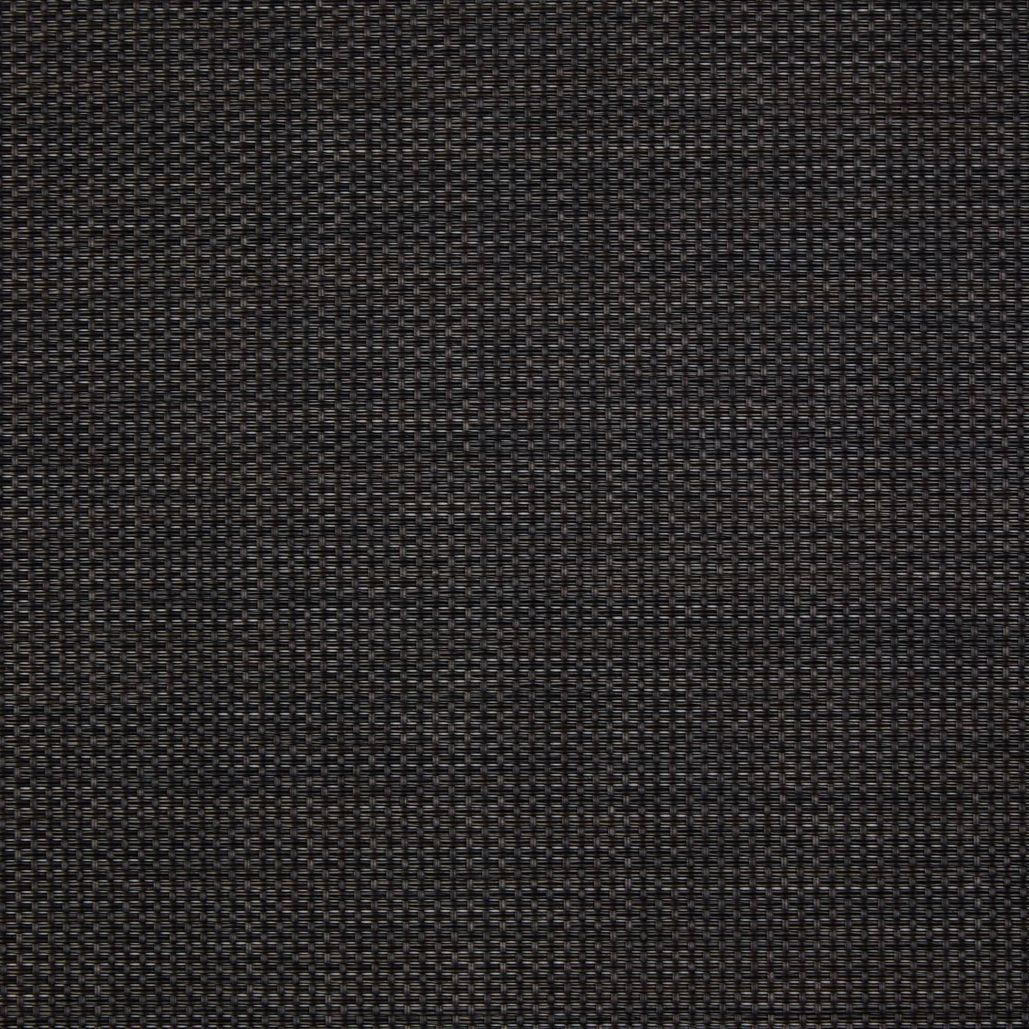 BLACK SOLID ROUND TABLE PLACEMAT SET/6