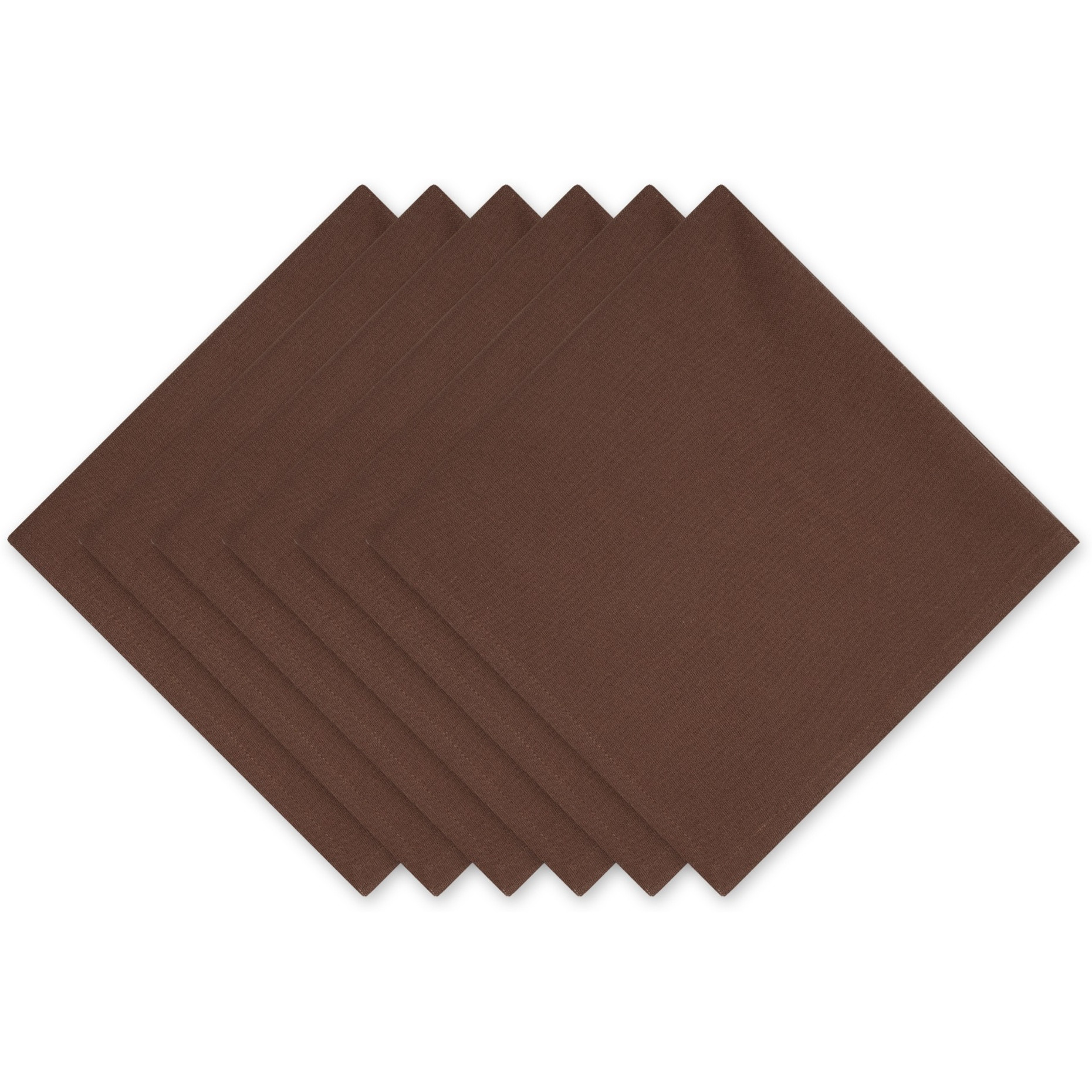 BARK BROWN NAPKIN SET/6