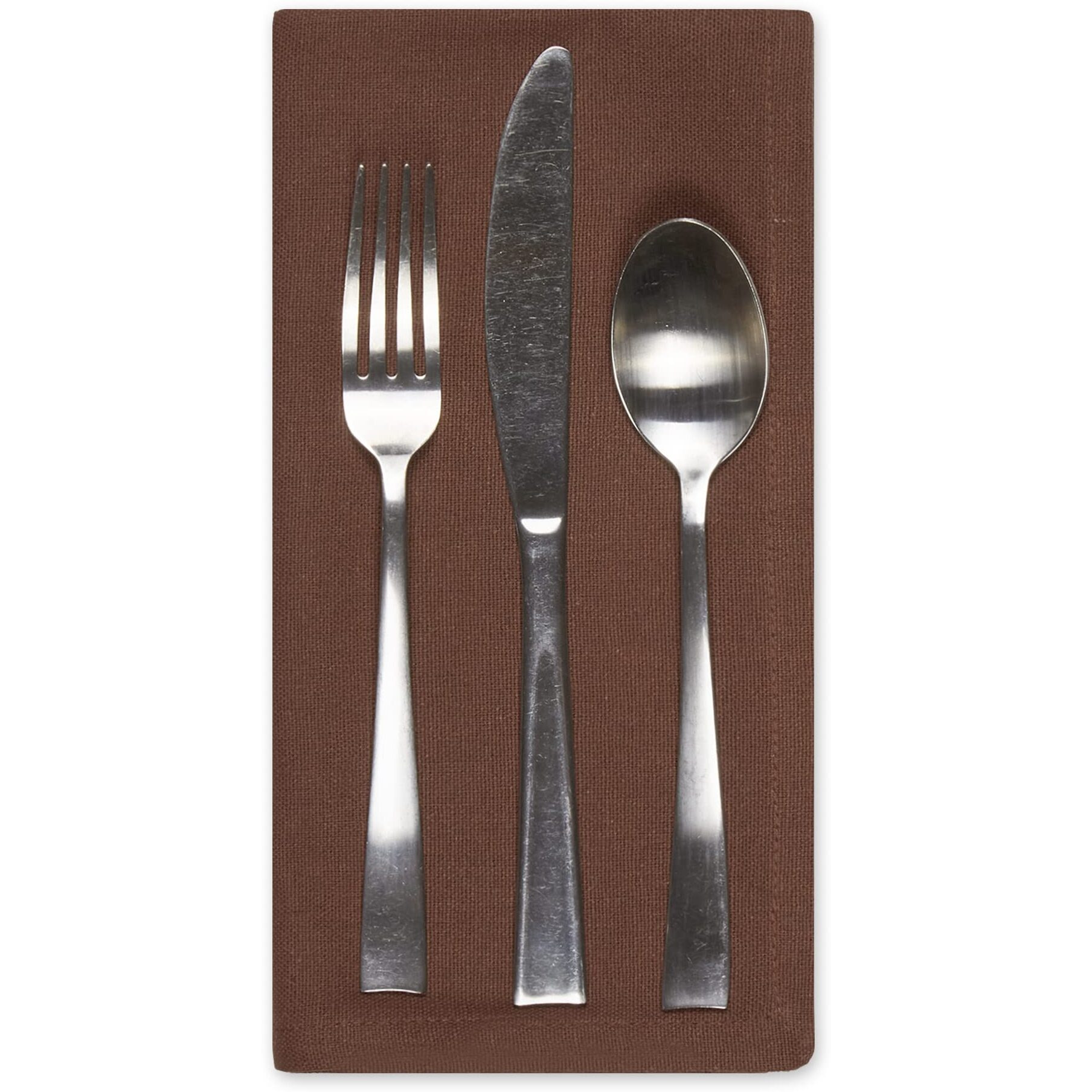 BARK BROWN NAPKIN SET/6