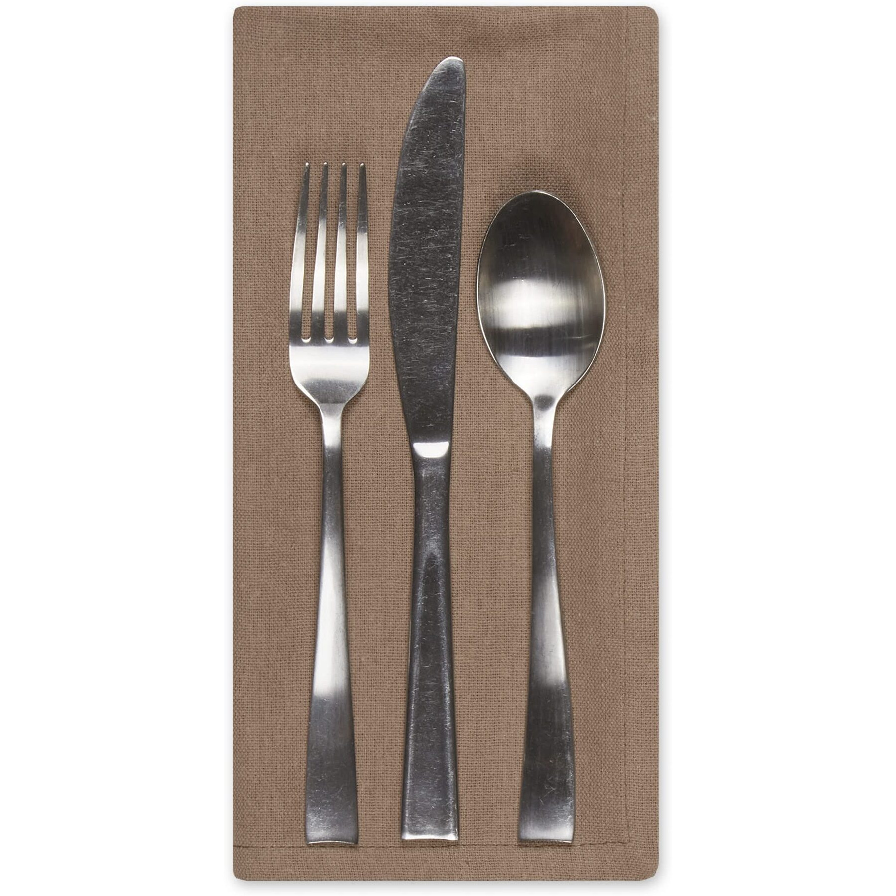 MUSHROOM SOLID NAPKIN SET/6