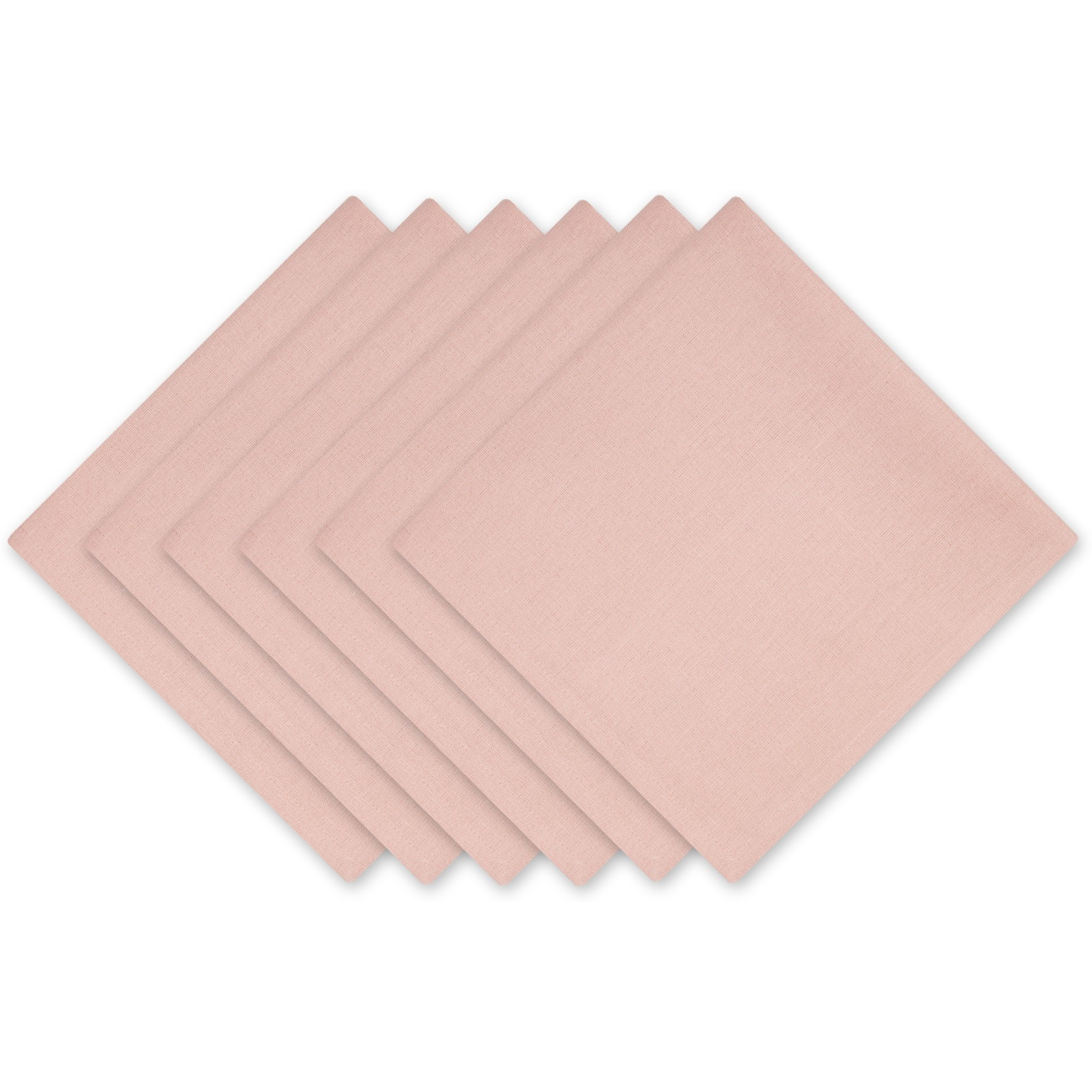 PALE MAUVE SOLID NAPKIN SET/6