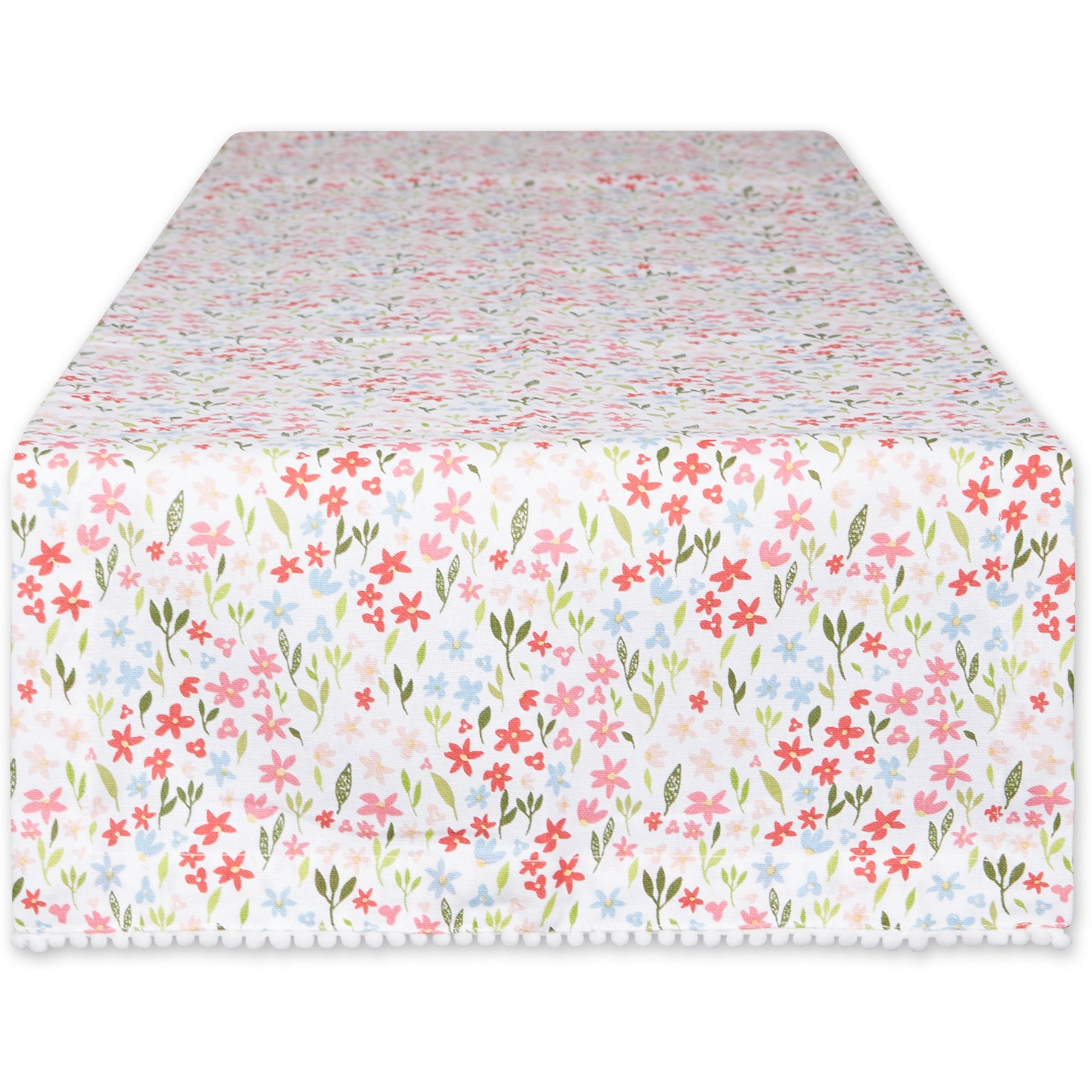 SWEET FLOWERS PRINTED TABLE RUNNER 14x72
