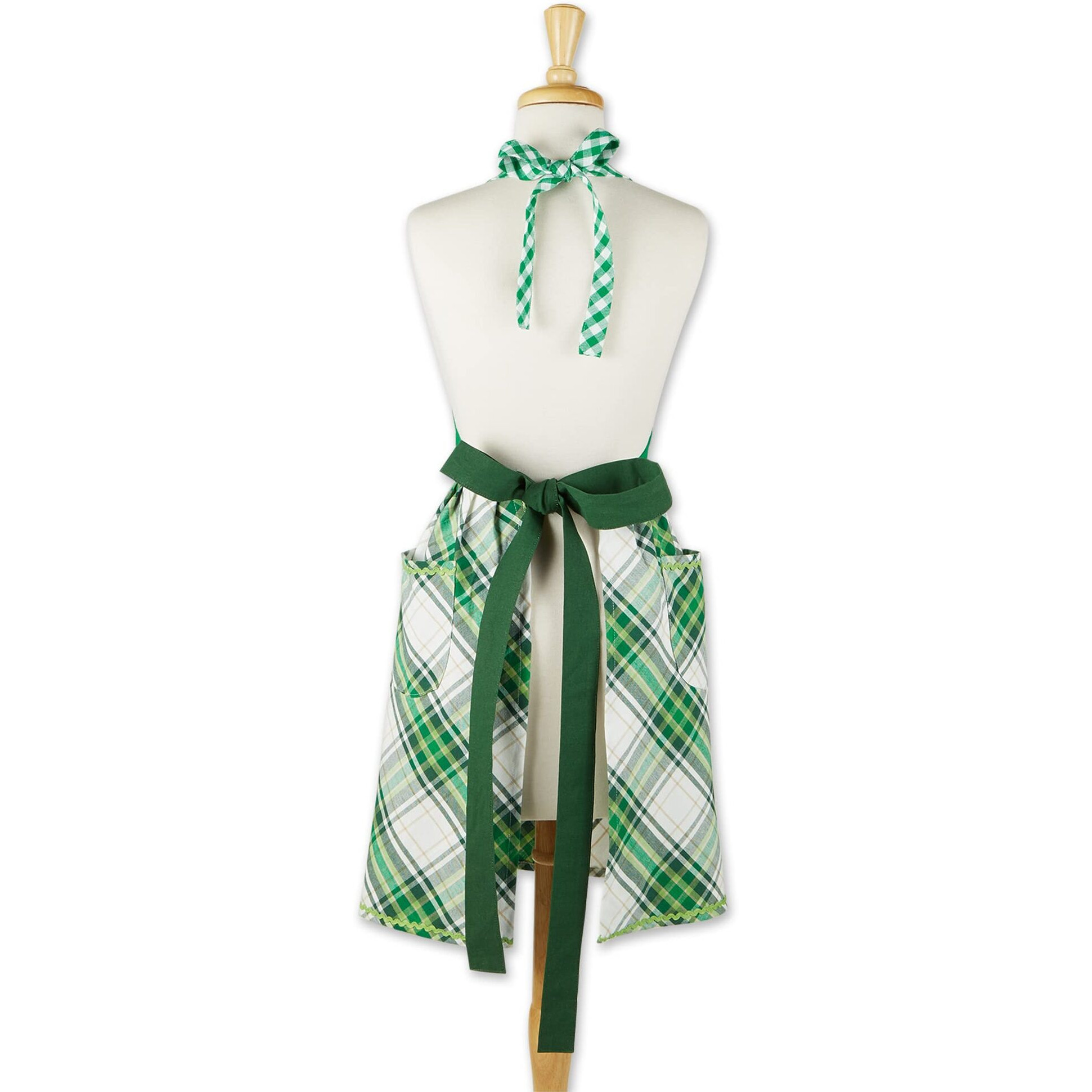 LUCKY CLOVER EMBELLISHED APRON