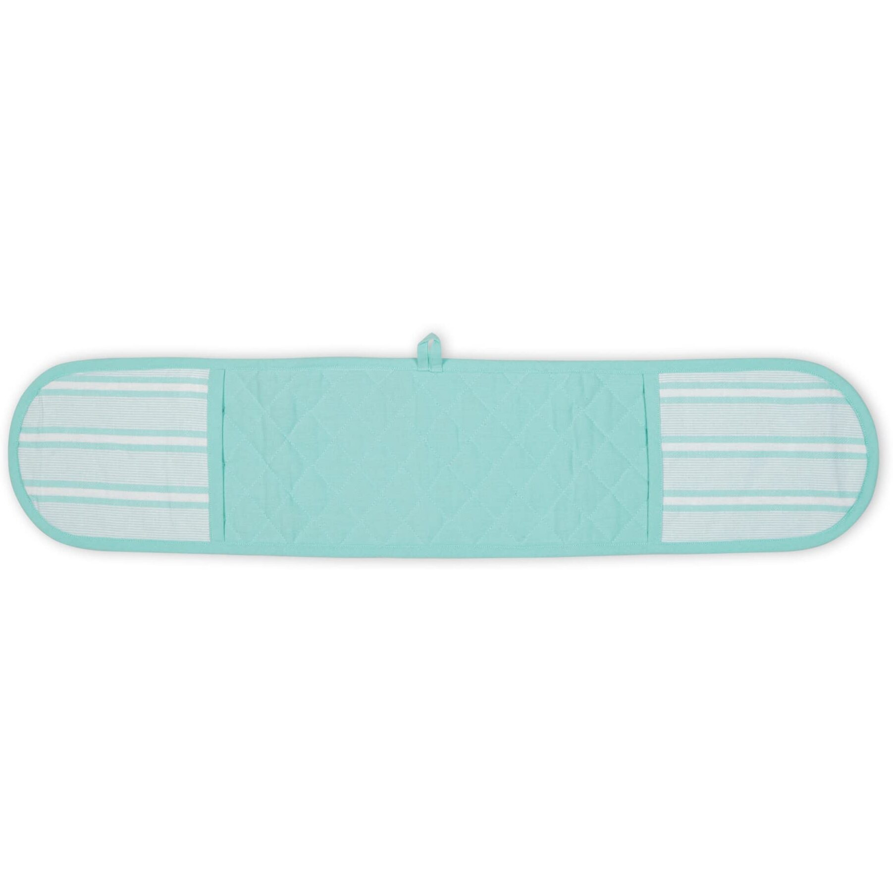 AQUA CHEF STRIPE DOUBLE OVEN MITT