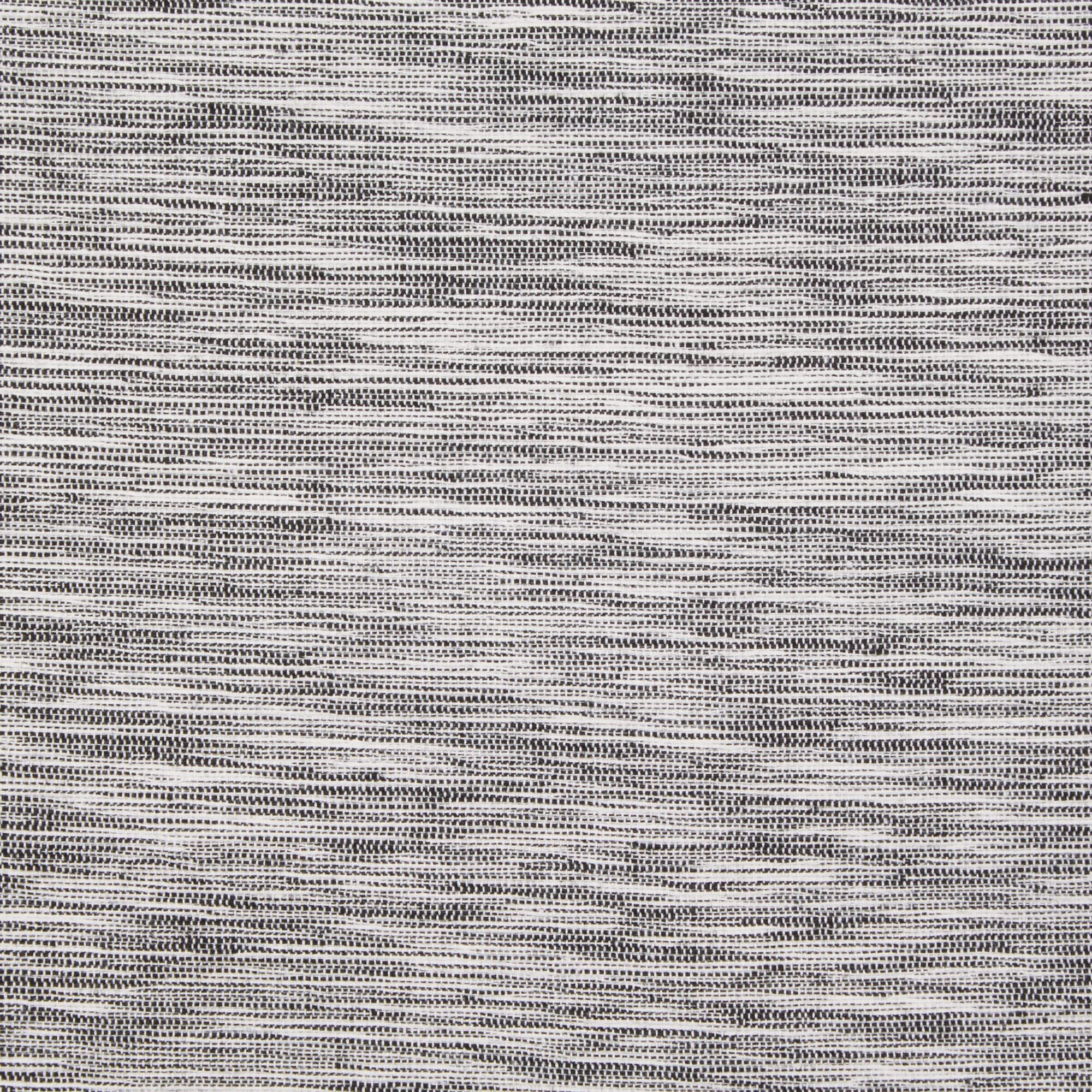 BLACK AND OFF-WHITE TONAL RECYCLED COTTON PILLOW 18x18 SET/2