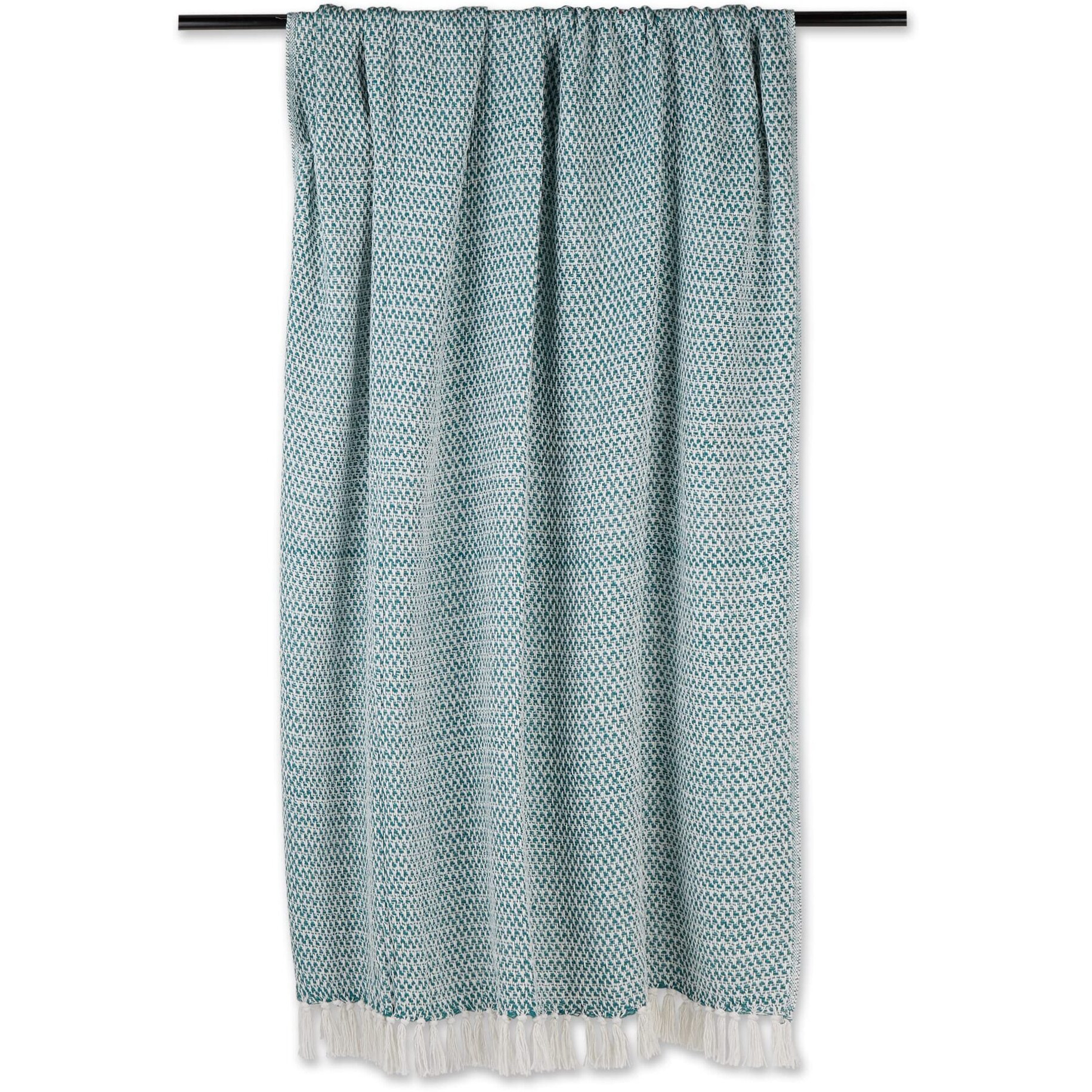TEAL WOVEN THROW