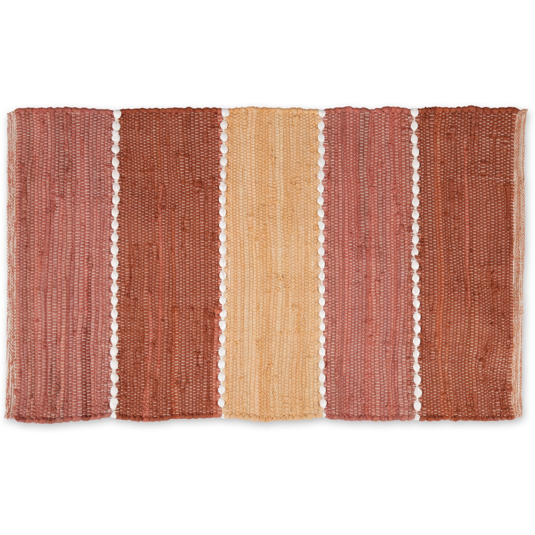 SPICE COLOR BLOCK COTTON CHINDI RUG 2x3FT