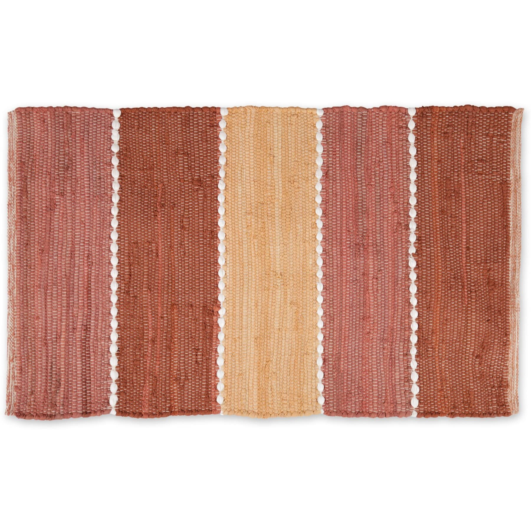 SPICE COLOR BLOCK COTTON CHINDI RUG 2x3FT