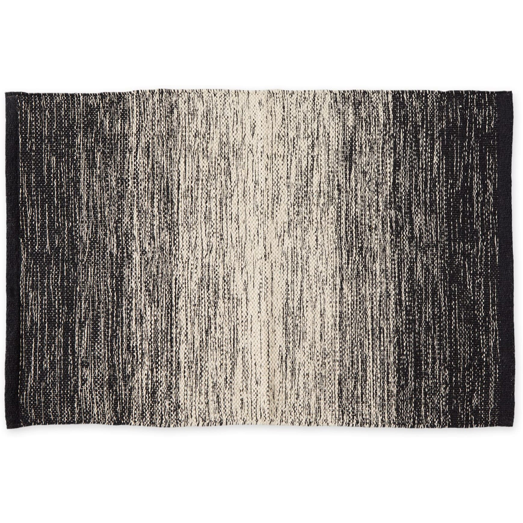 KRISTIN OMBRE STRIPE RUG - BLACK - 2 X 3 FT